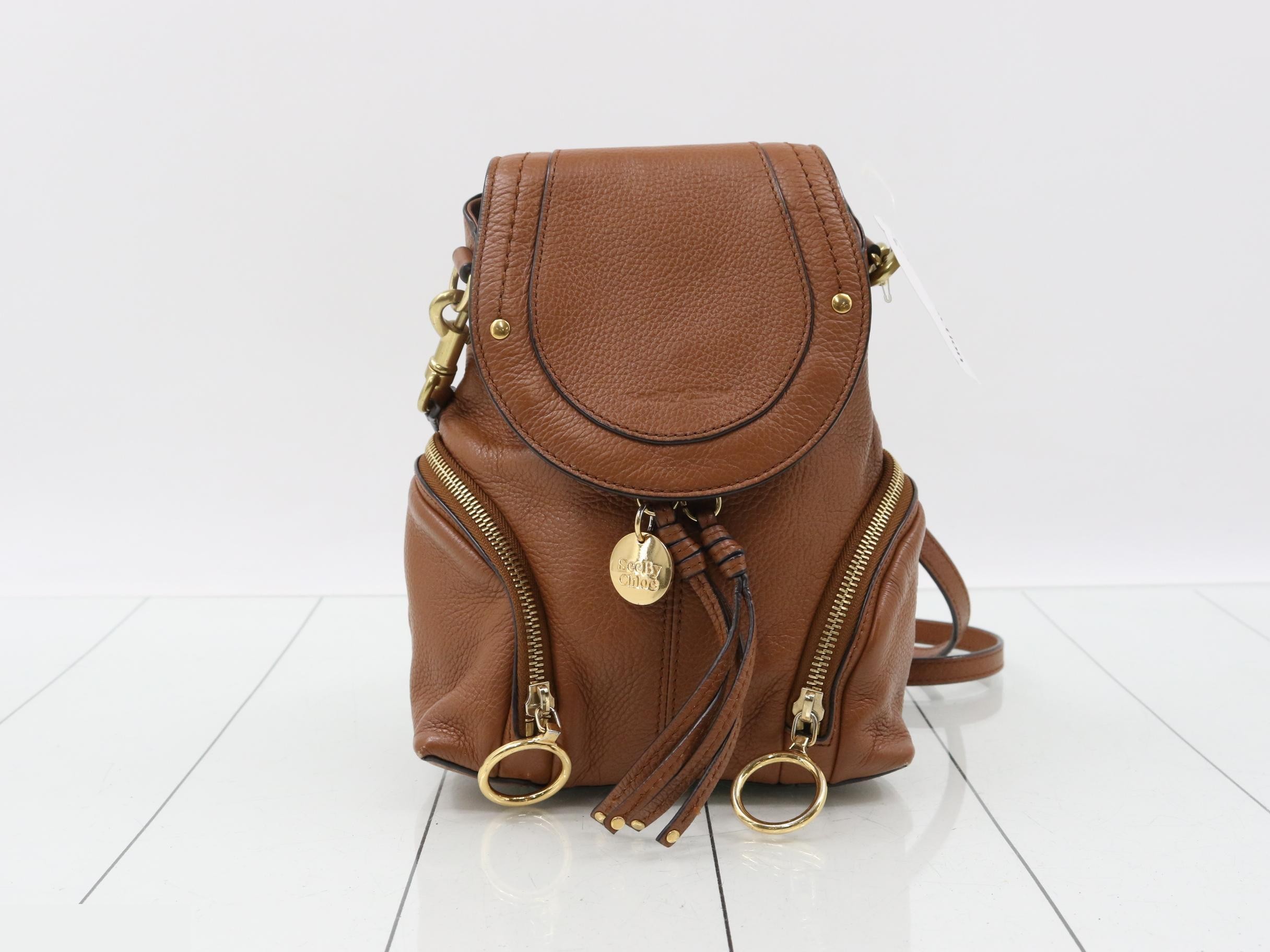 See by Chloé leather backpack, Deficitive, employee discount item.
