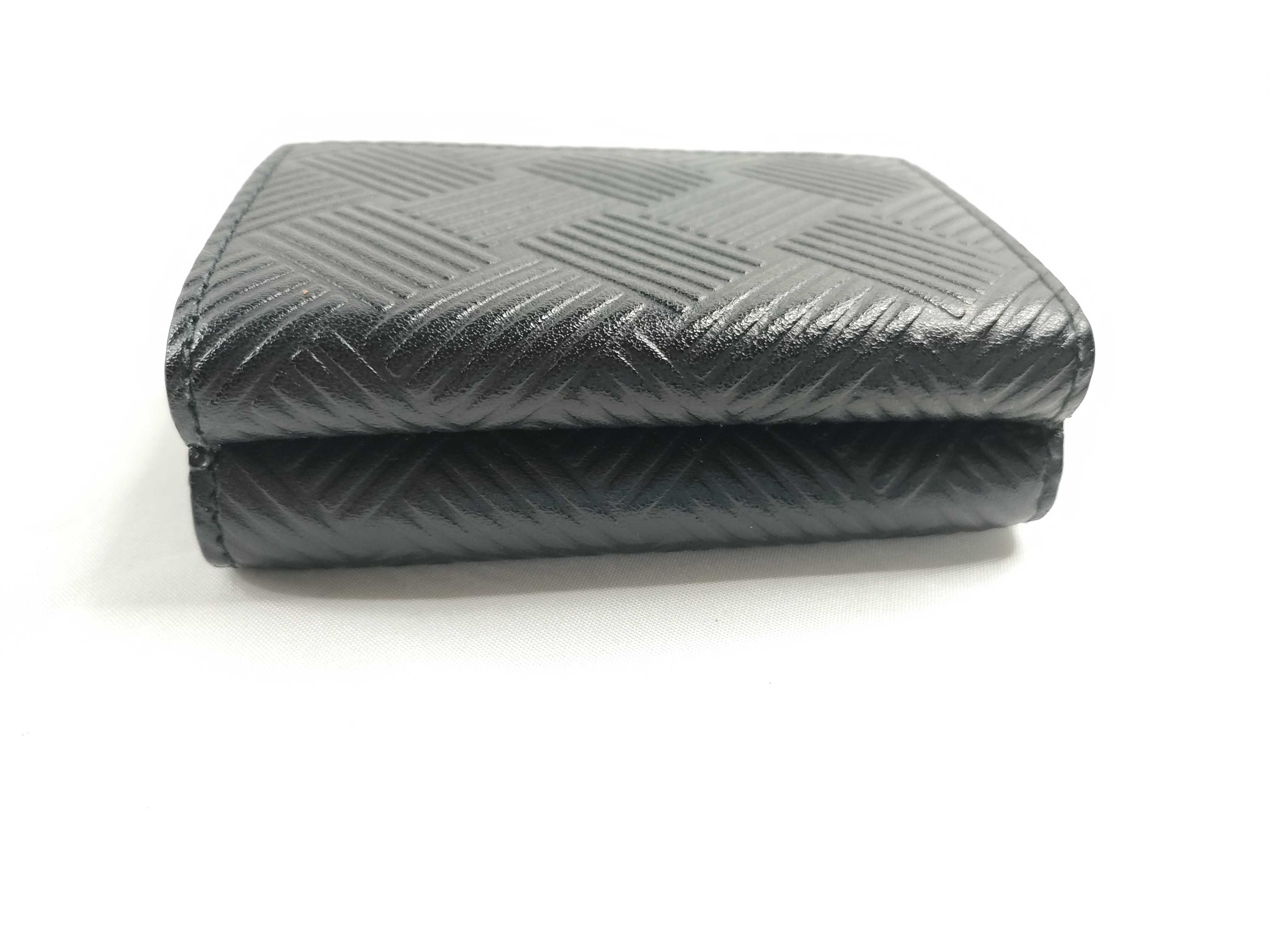 Intrecciato Tri-fold Wallet, Debossed Intrecciato, Compact Wallet — view 6
