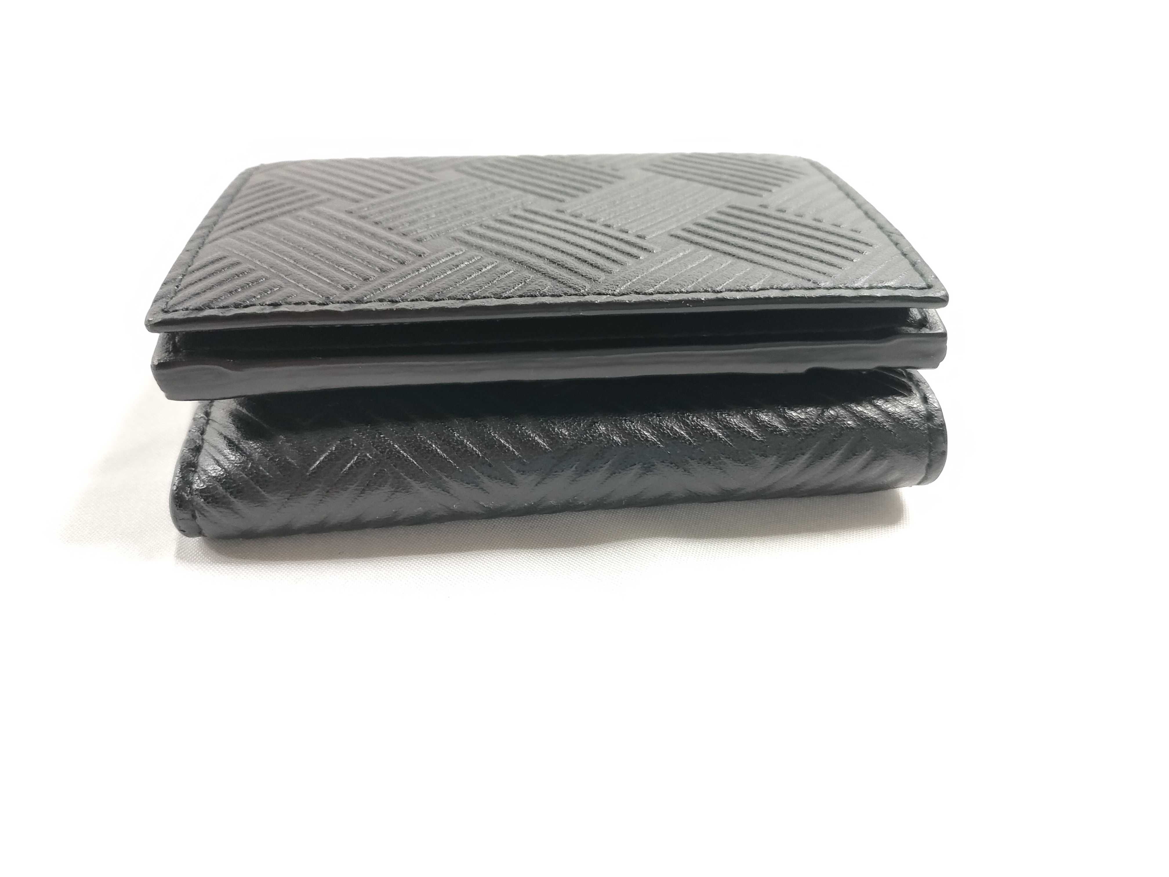 Intrecciato Tri-fold Wallet, Debossed Intrecciato, Compact Wallet — view 8