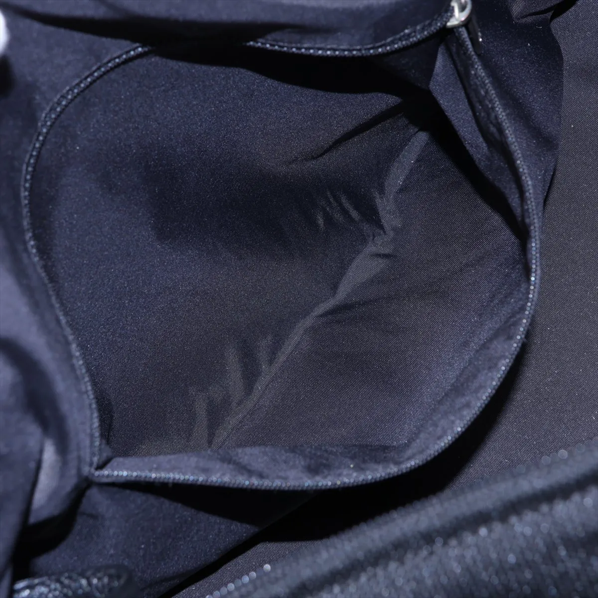 Paris Biarritz Coated Canvas x Leather Shoulder Bag, Black with Silver Hardware, Item No. 11186329, Series No. 11 — view 8