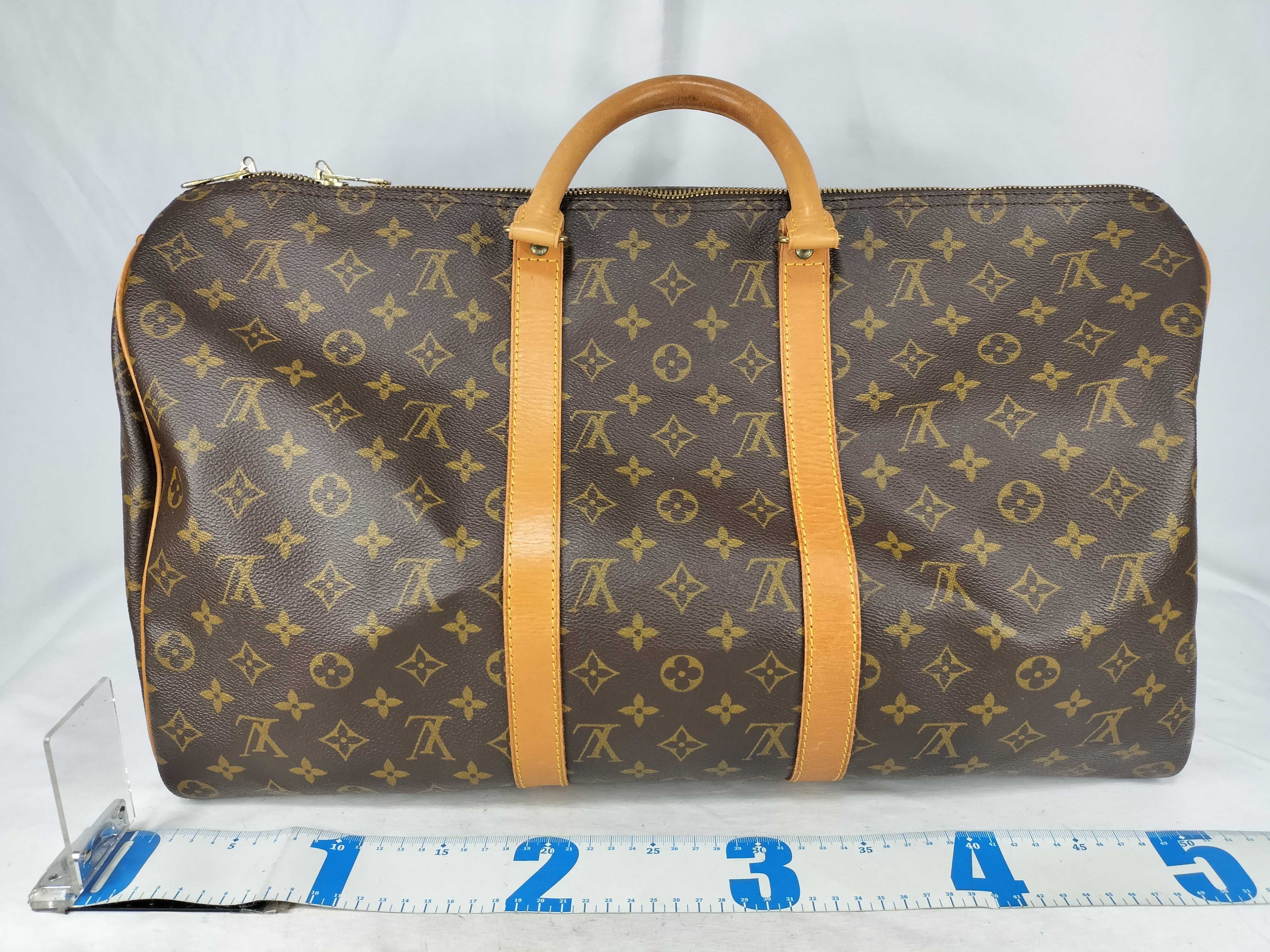 Monogram Louis Vuitton Keepall 50 Bandoulière M41416 Boston Bag — view 2