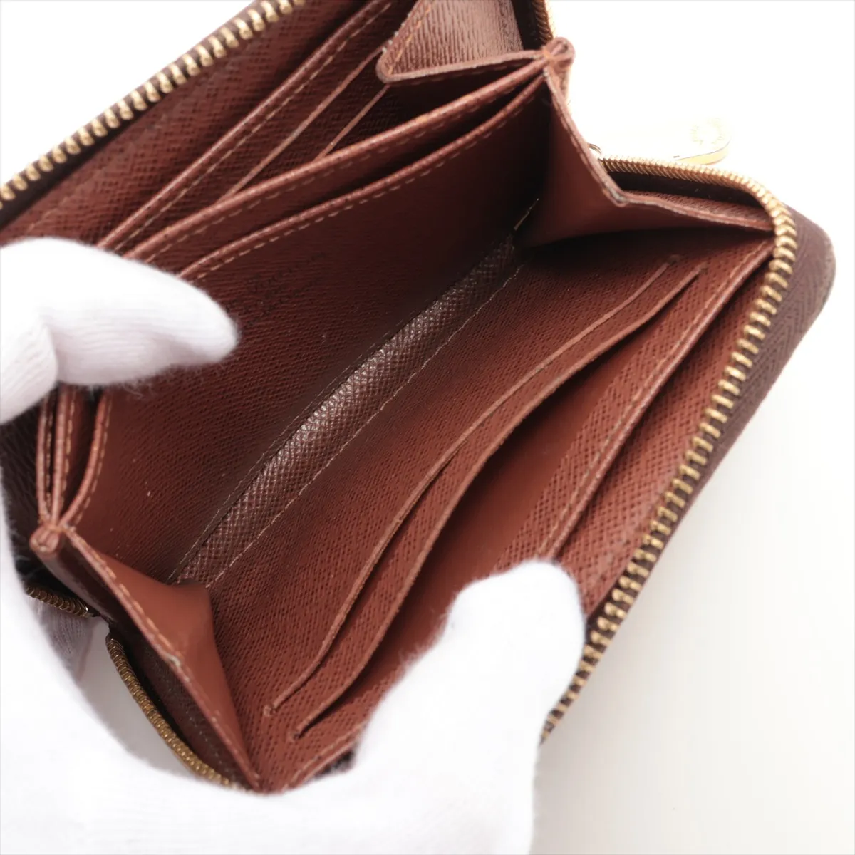 Monogram Zippy Coin Purse M60067 SN1145 Brown Coin Purse — view 5