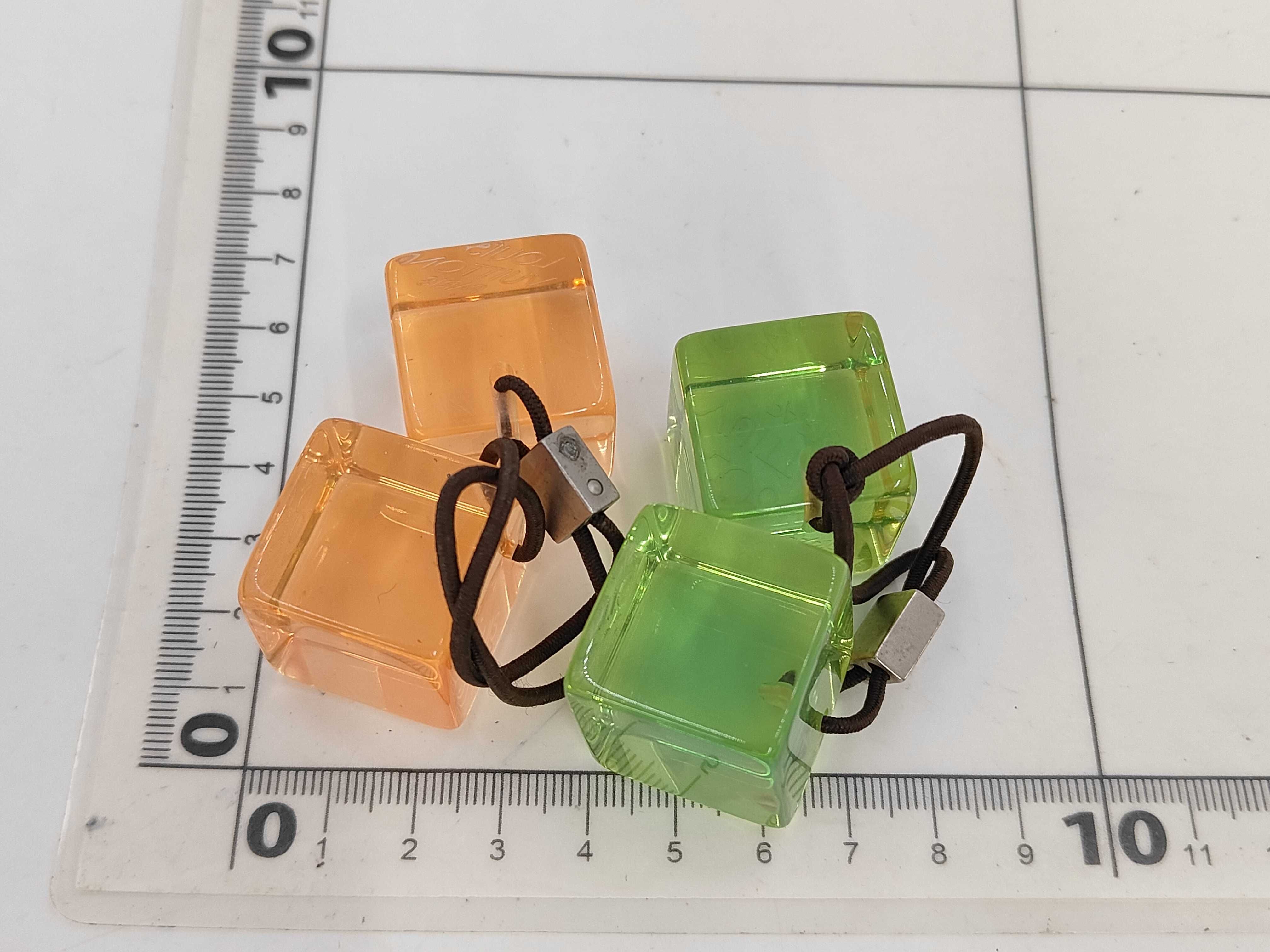 Clear Cube Hair Ties (2 pieces) and other accessories — view 6