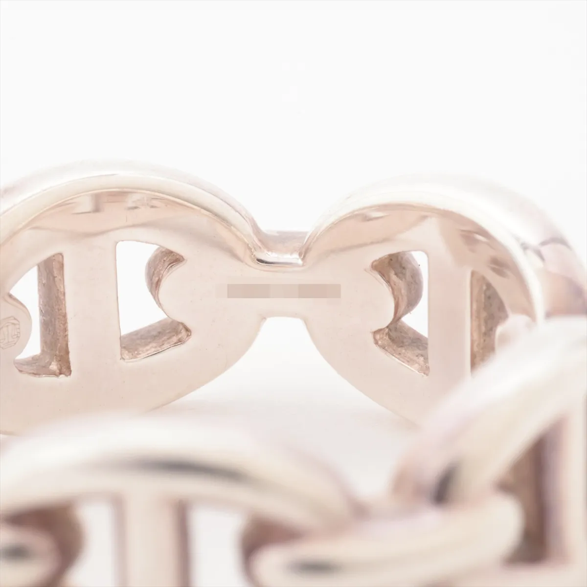 Chaine d'Ancre Enchainée Ring, Size 51, 925 Sterling Silver, 5.9g, dents, — view 5