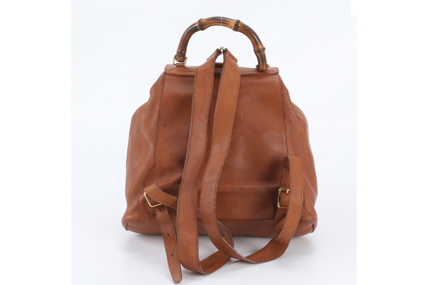 Bamboo 003 58 0016 Leather Backpack — view 3