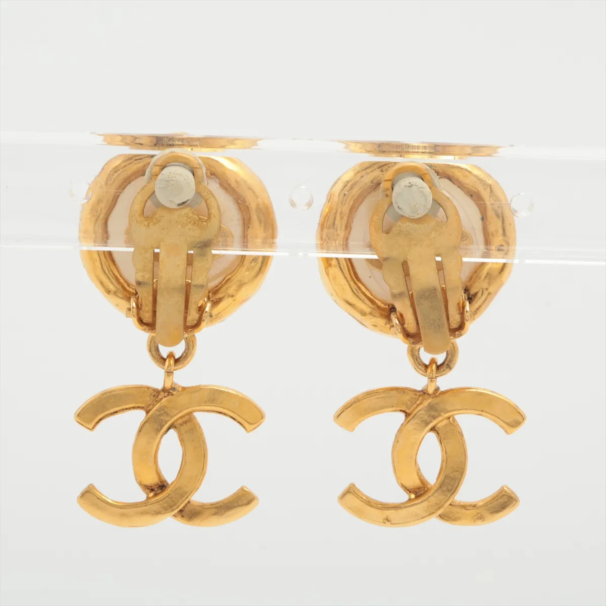 Cocomark 94A Earrings (for both ears) GP x Fake Pearl Gold — view 2
