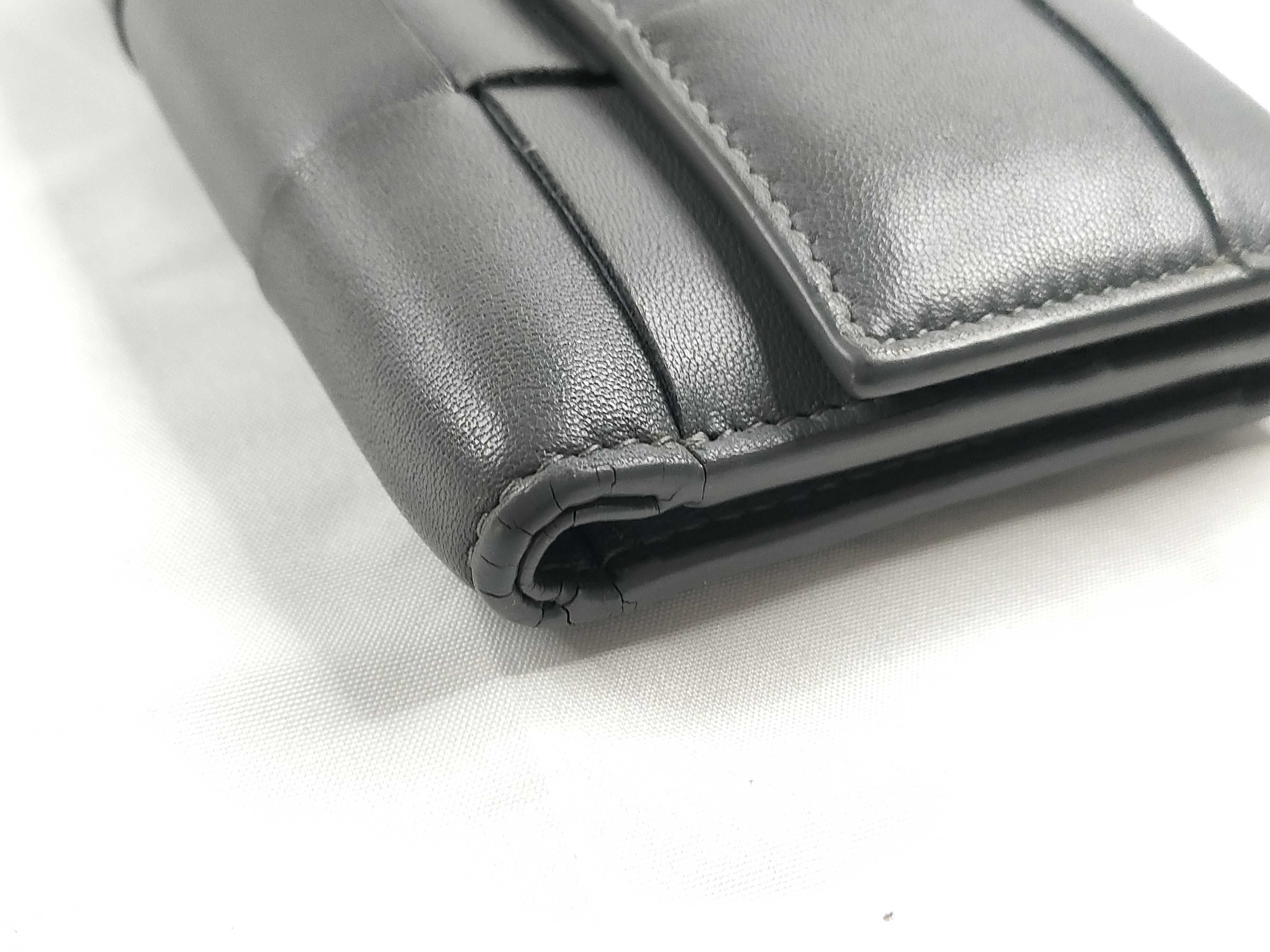 Cassette Maxi Intrecciato Tri-fold Wallet — view 3