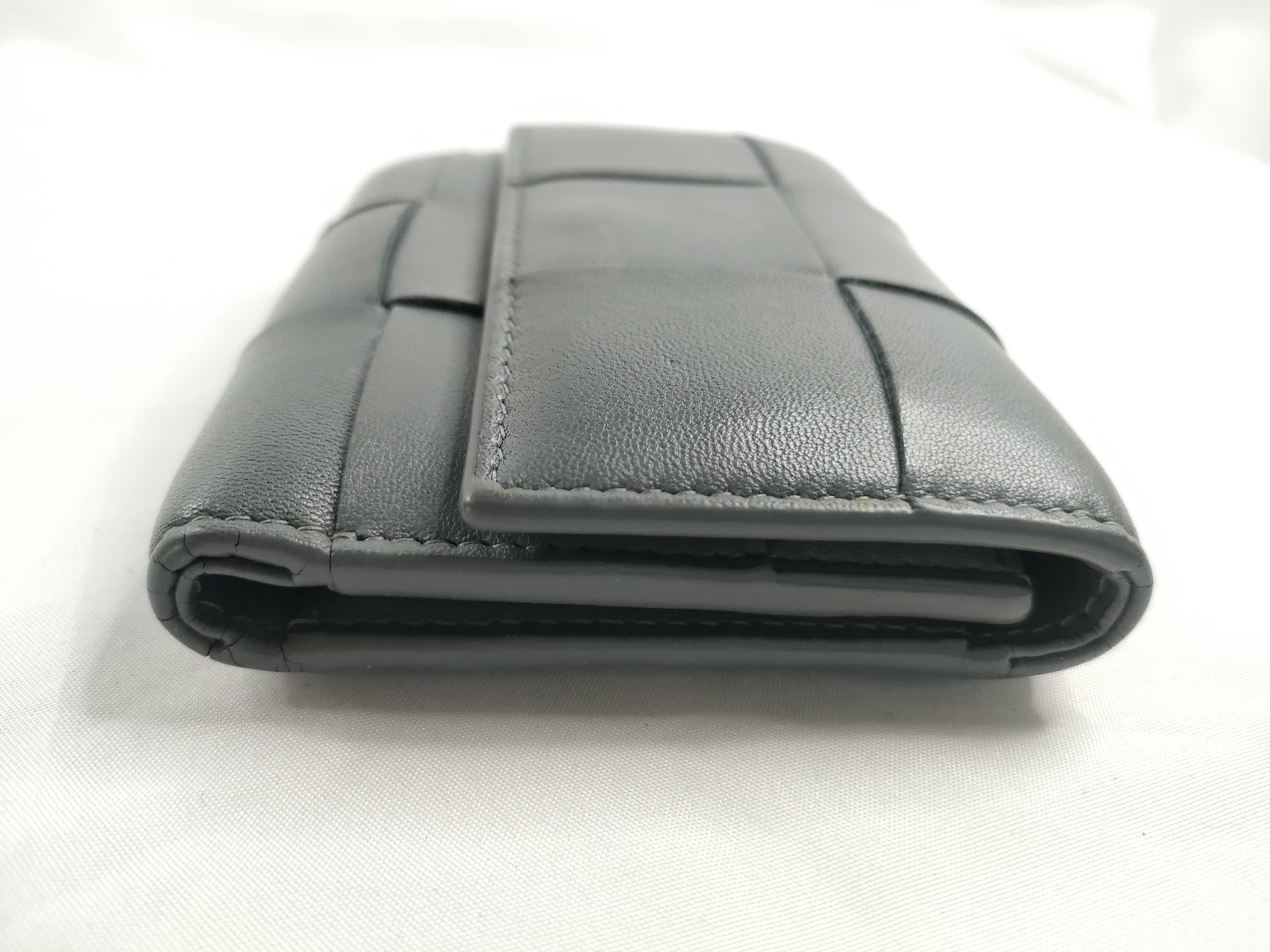 Cassette Maxi Intrecciato Tri-fold Wallet — view 7