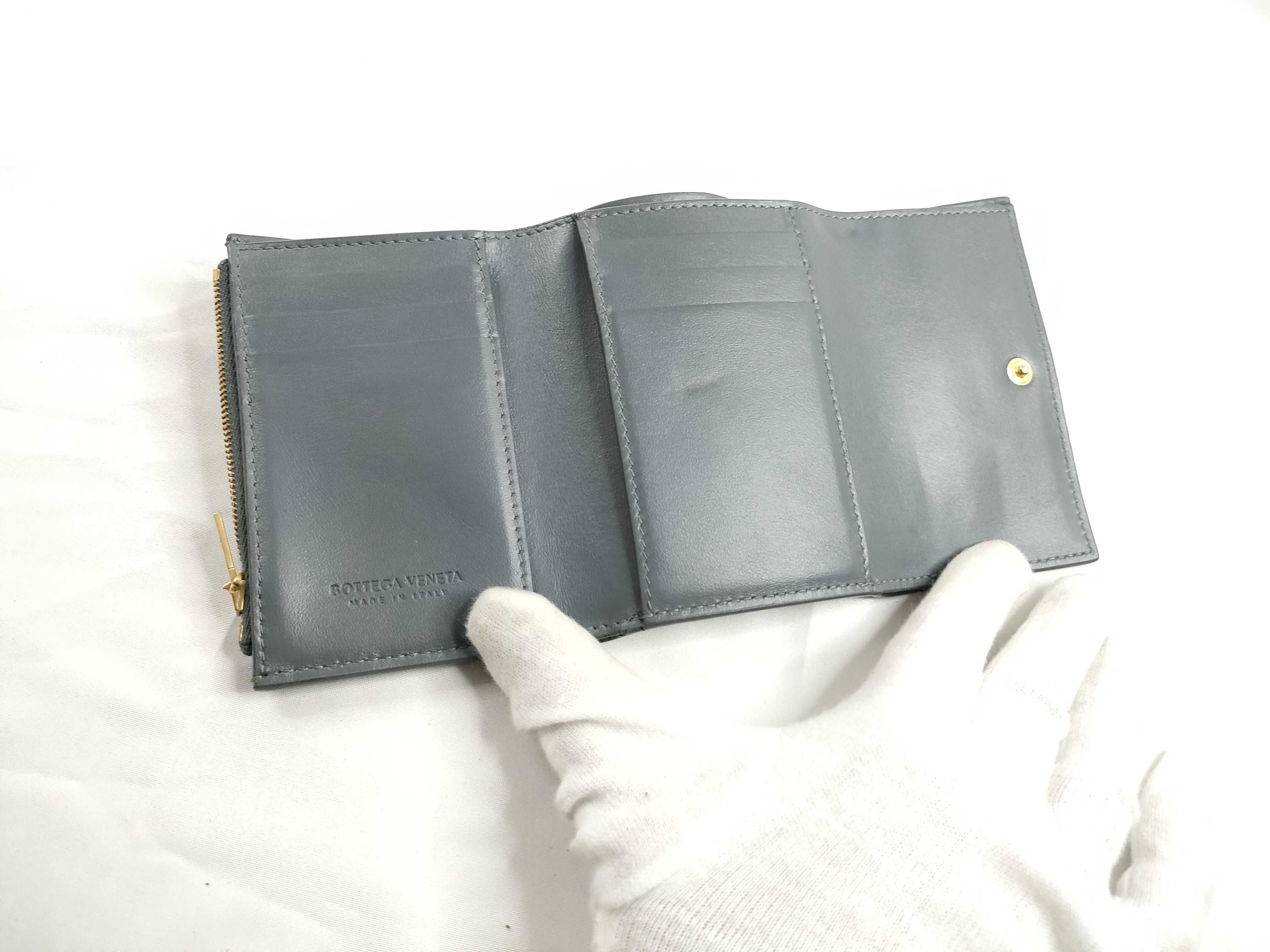 Cassette Maxi Intrecciato Tri-fold Wallet — view 8