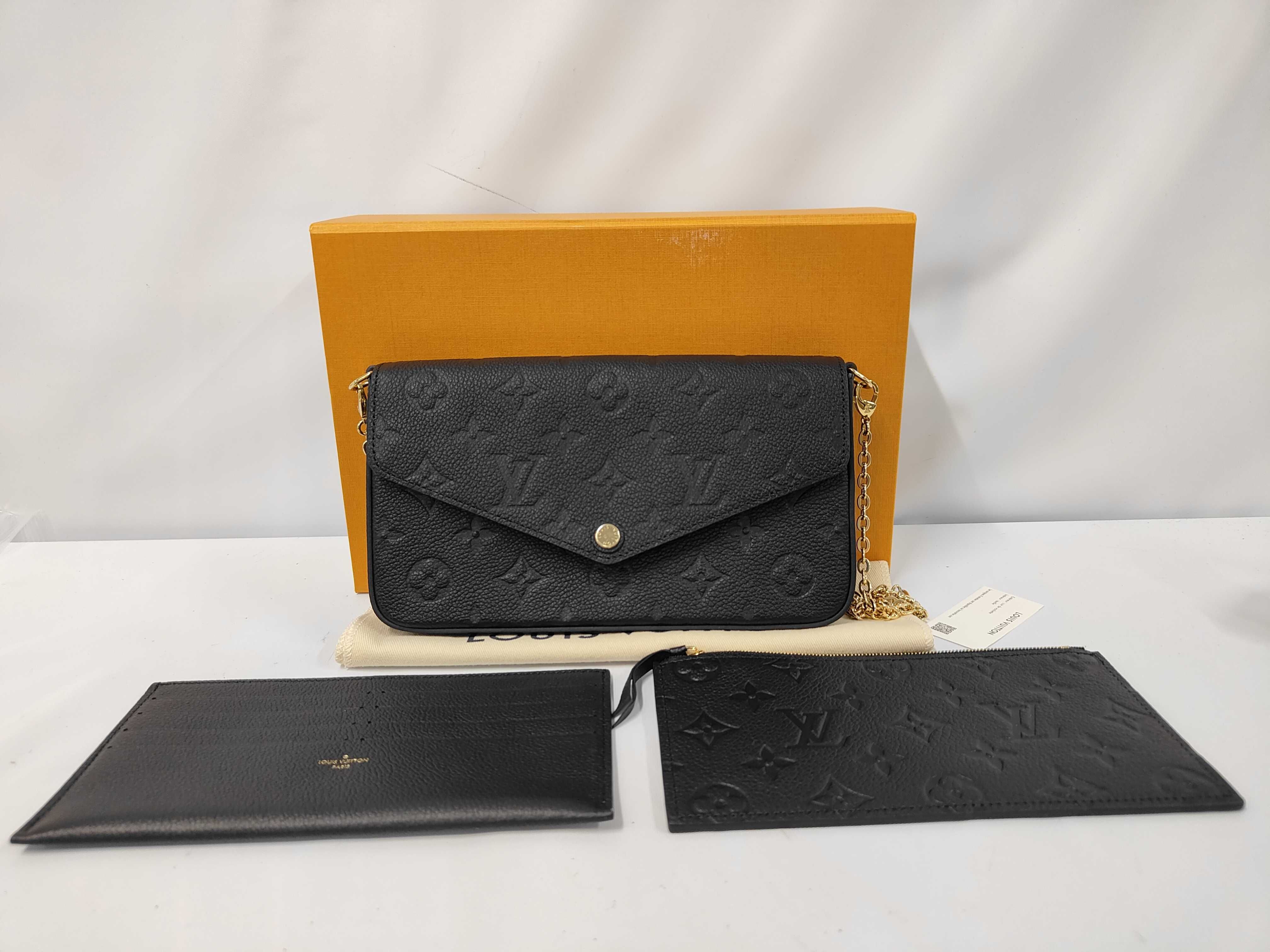 Monogram Empreinte Noir Pochette Felicie M82477 Shoulder Bag