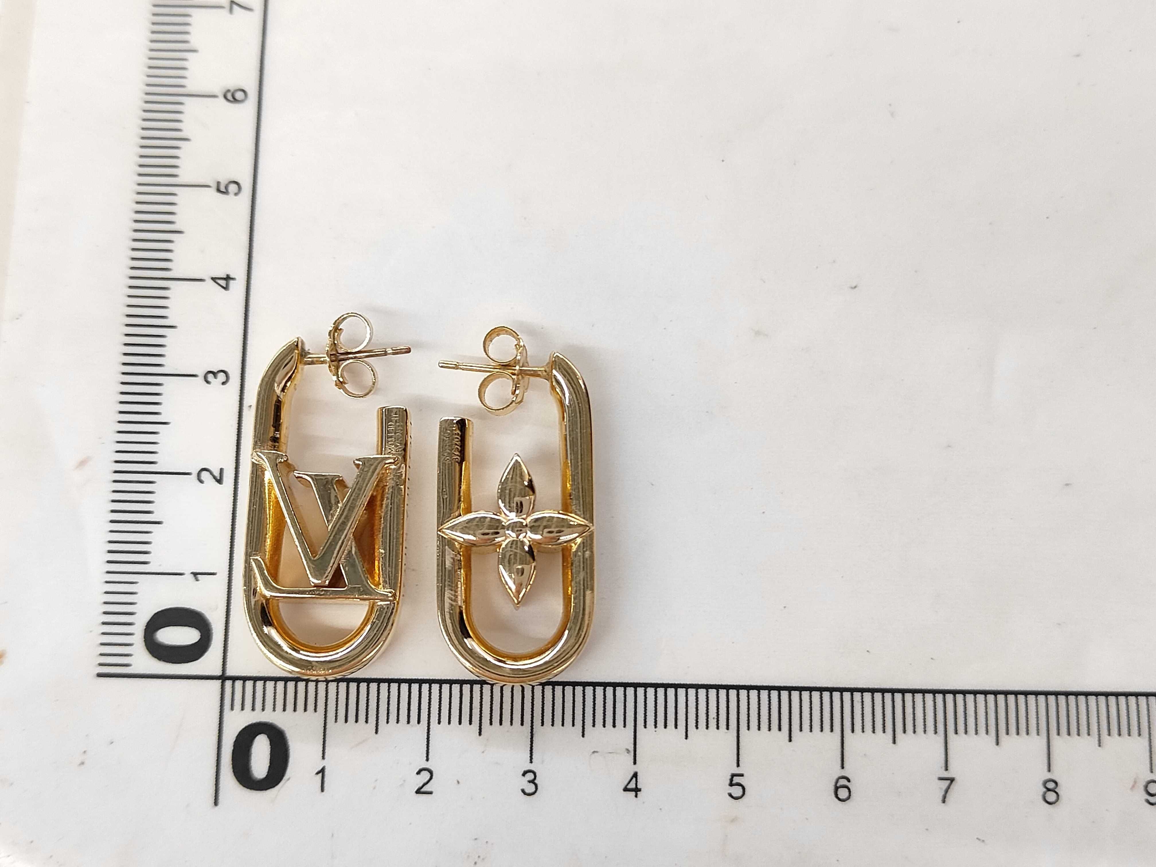 Hoop My LV Chain Gold Earrings — view 7