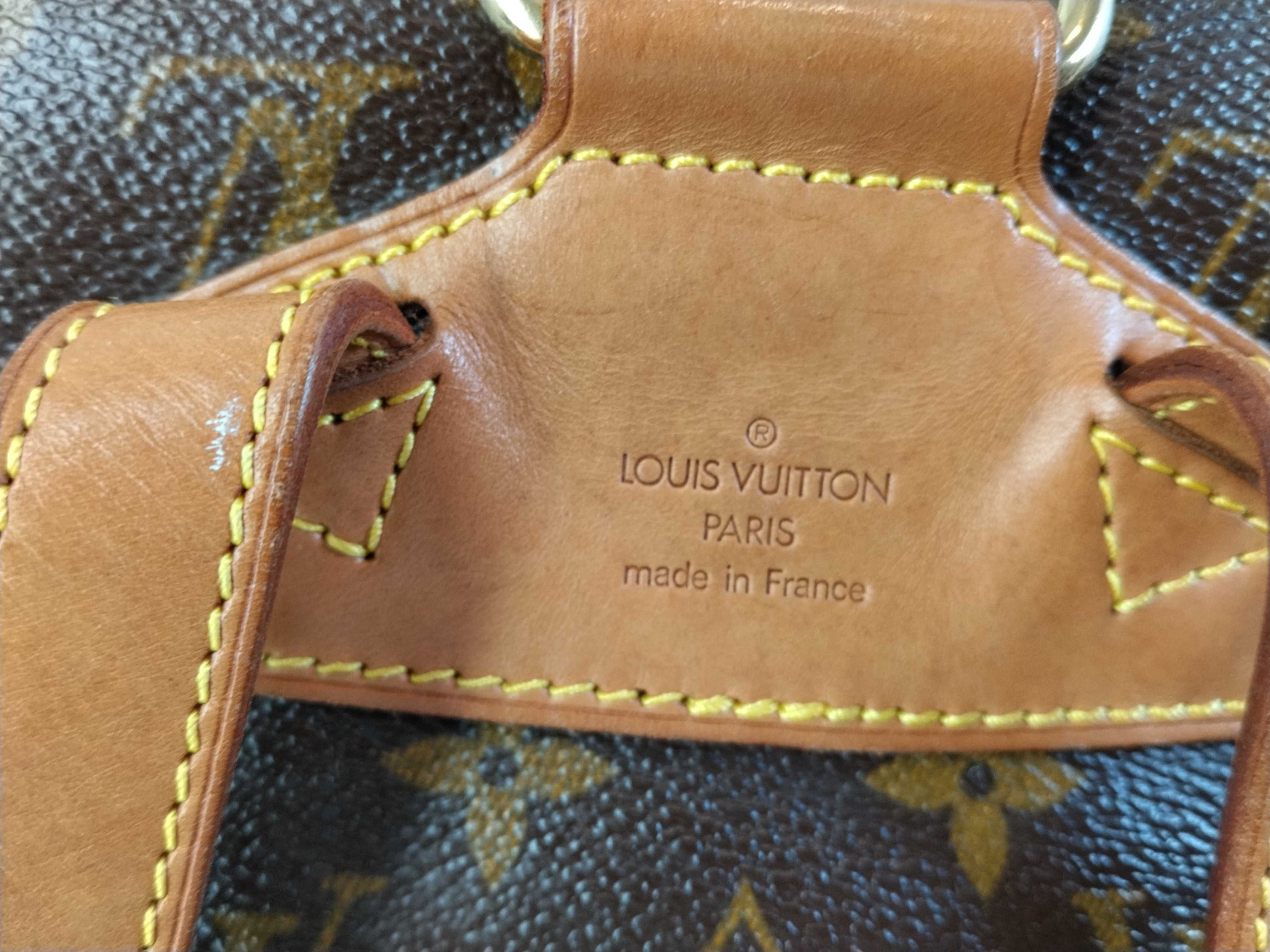 Monogram Louis Vuitton Monogram Montsouris MM M51136 Backpack with Pouch — view 11