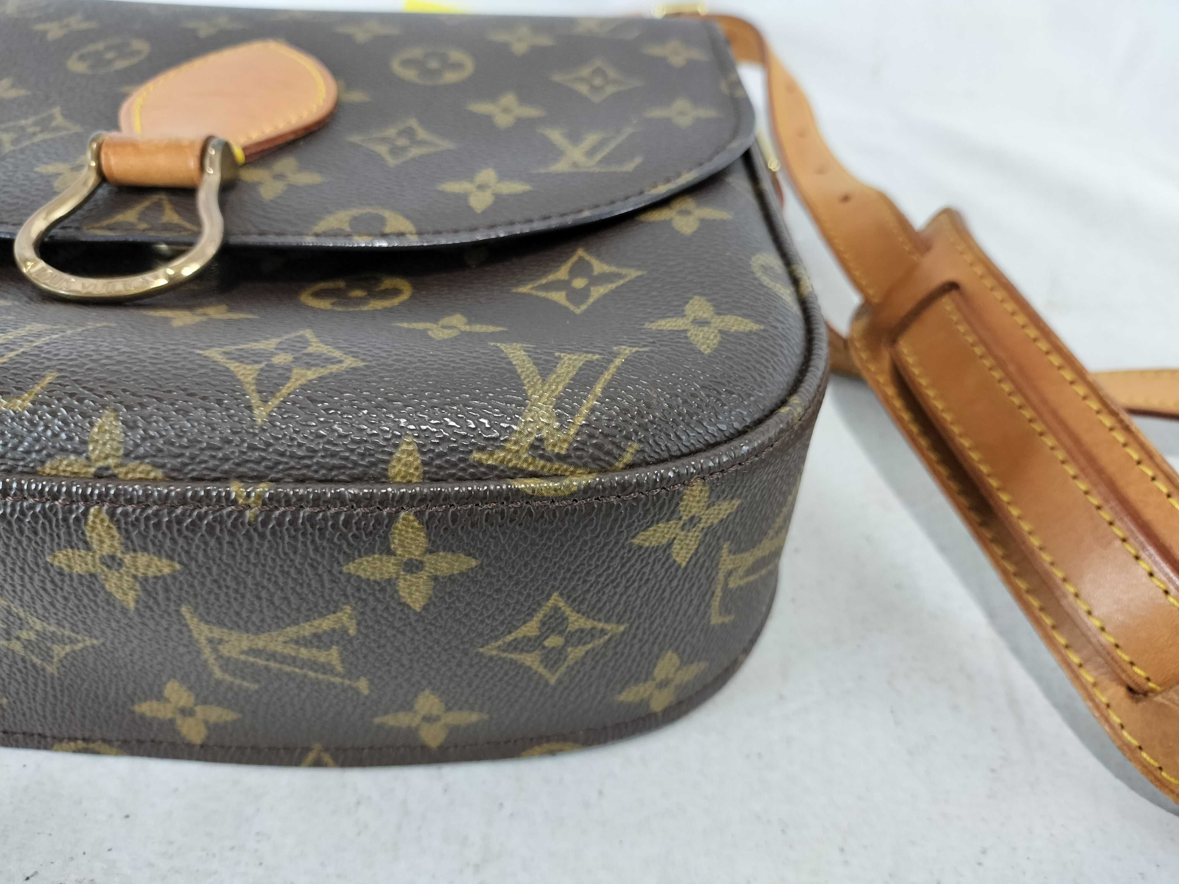 Monogram M51242 Saint Cloud Shoulder Bag (Inner pocket peeling) — view 6