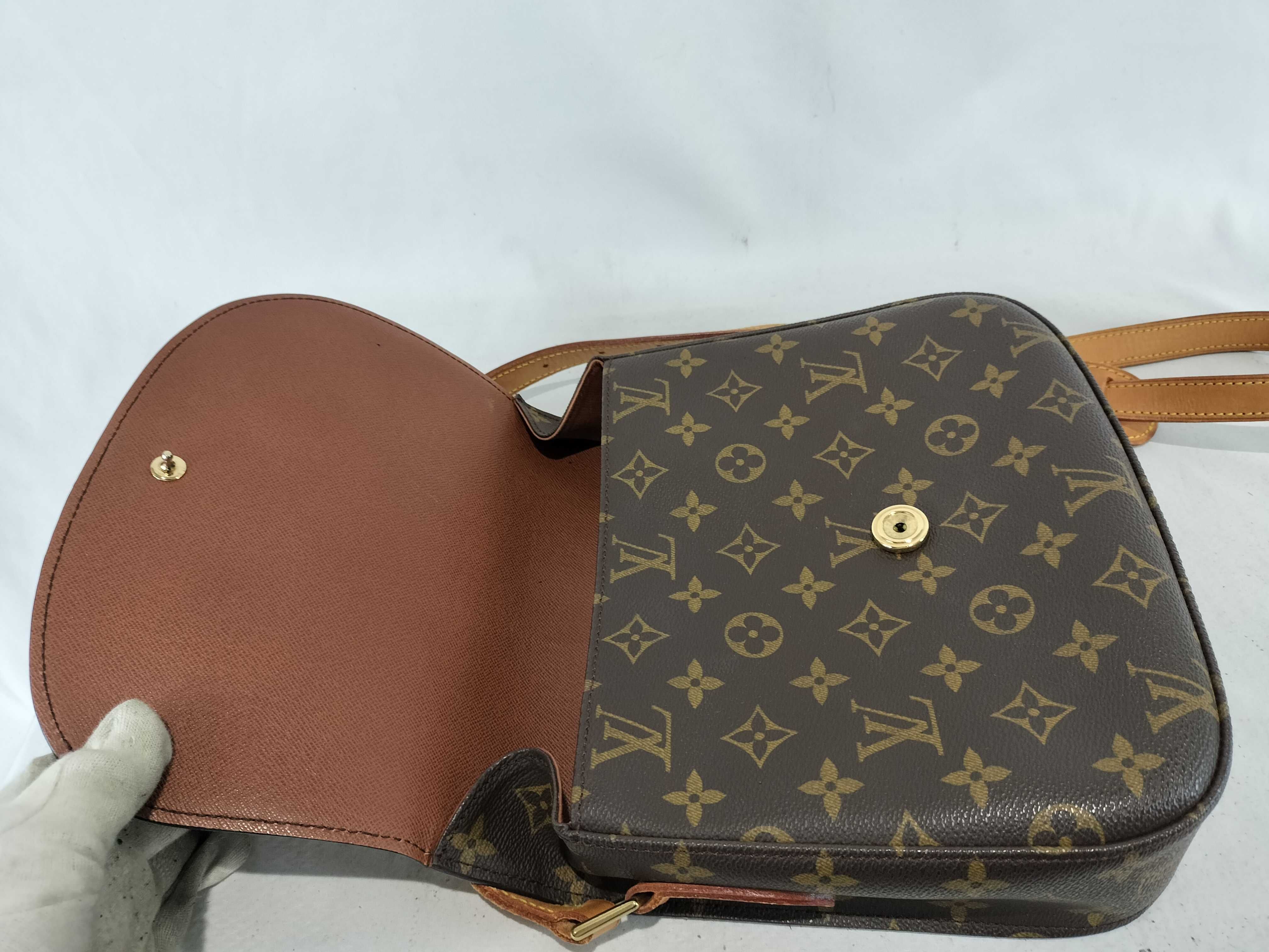 Monogram M51242 Saint Cloud Shoulder Bag (Inner pocket peeling) — view 9