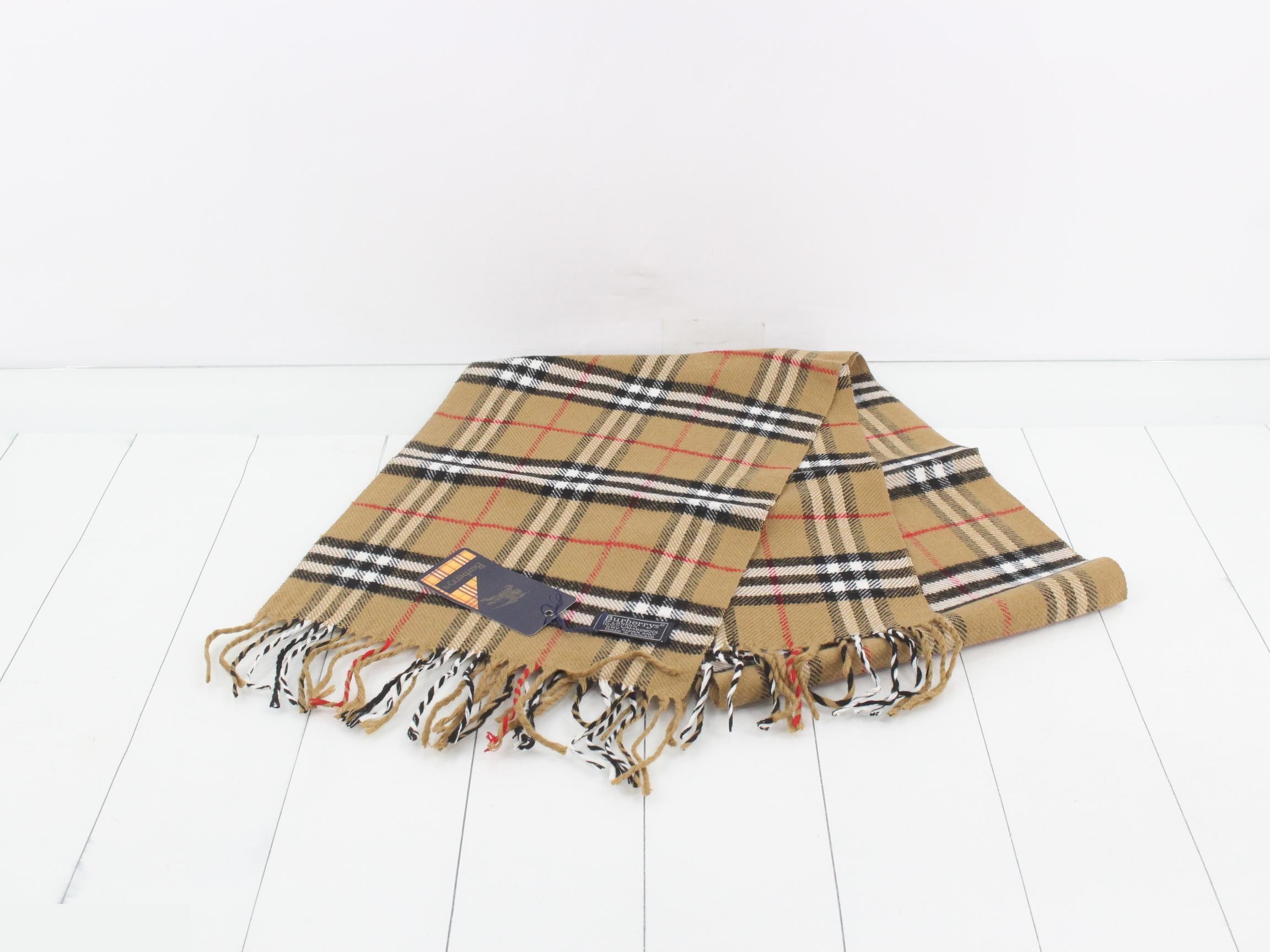 Nova Check Scarf - Brown — view 2