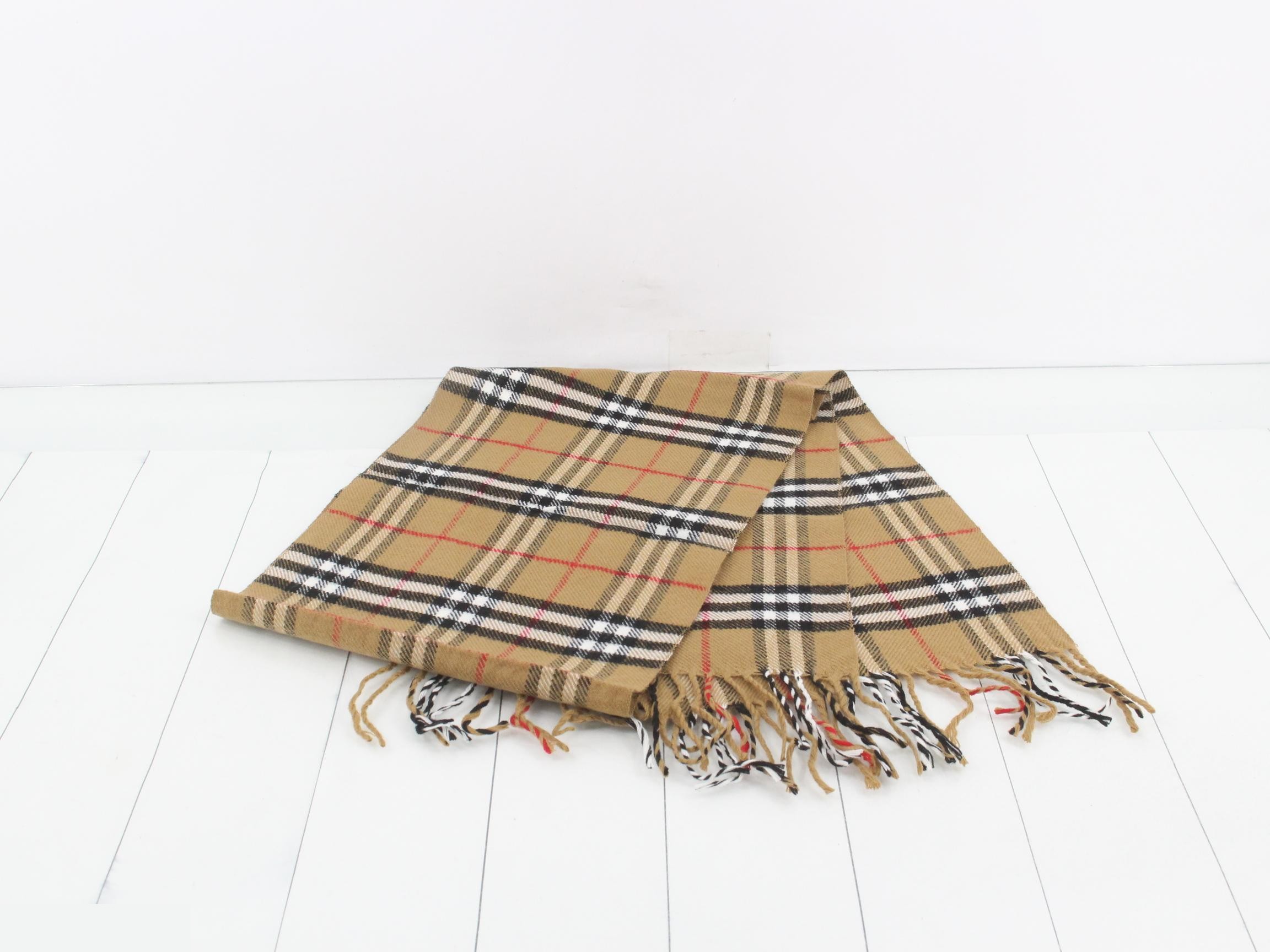 Nova Check Scarf - Brown — view 3