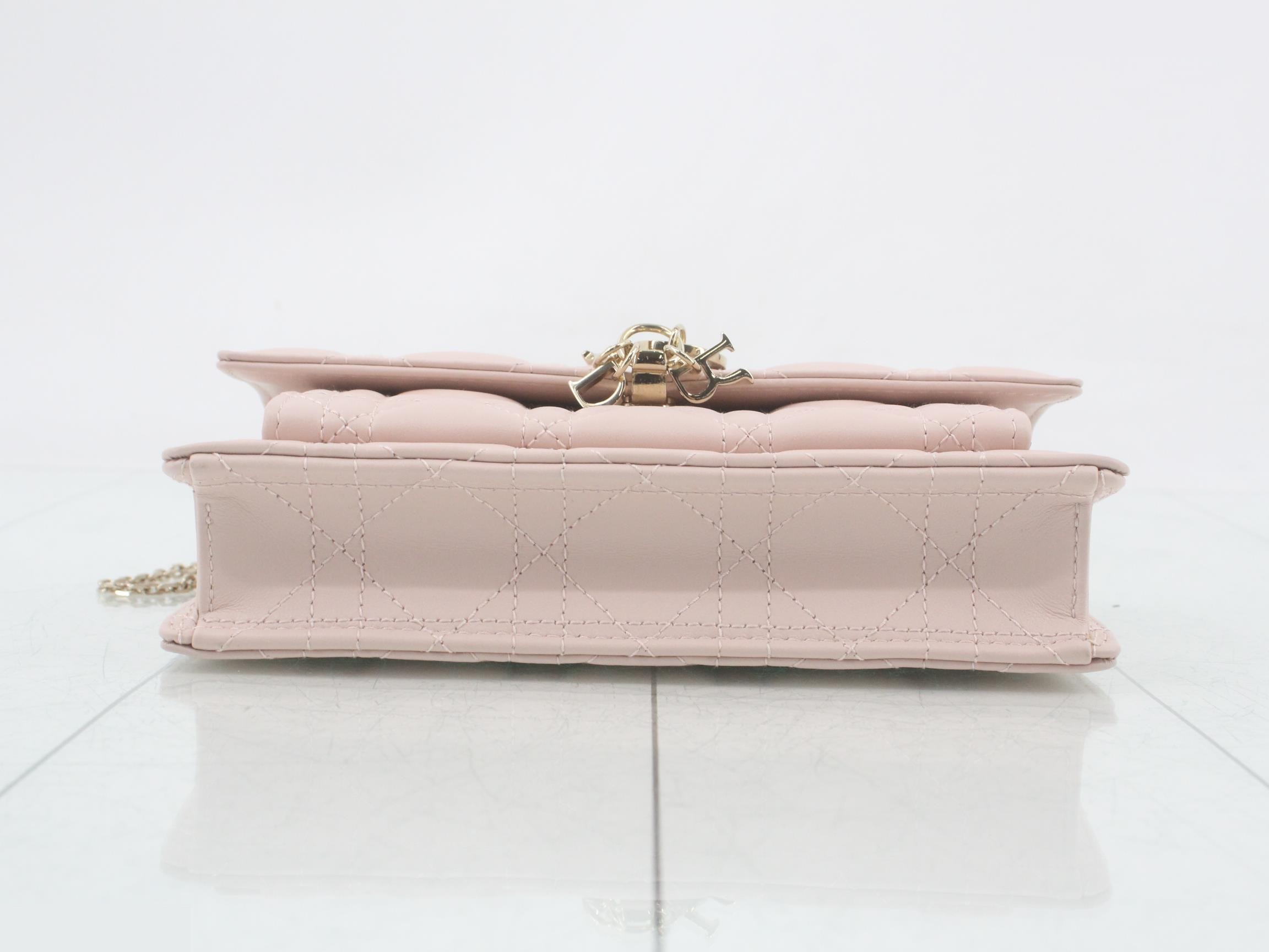 My Dior Daily Chain Pouch, Pink — view 3