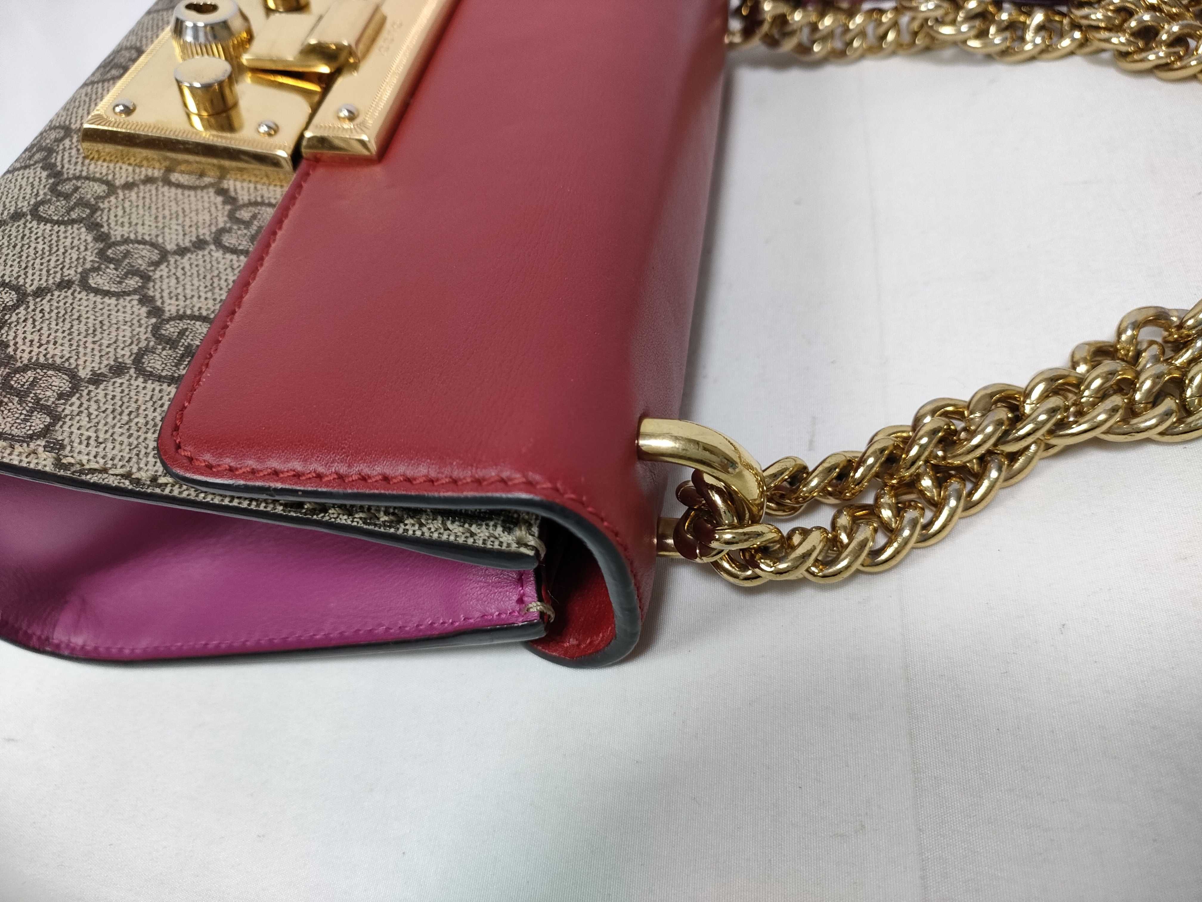 GG Supreme Padlock PVC x Leather Chain Shoulder Bag 409487 Shoulder Bag — view 8