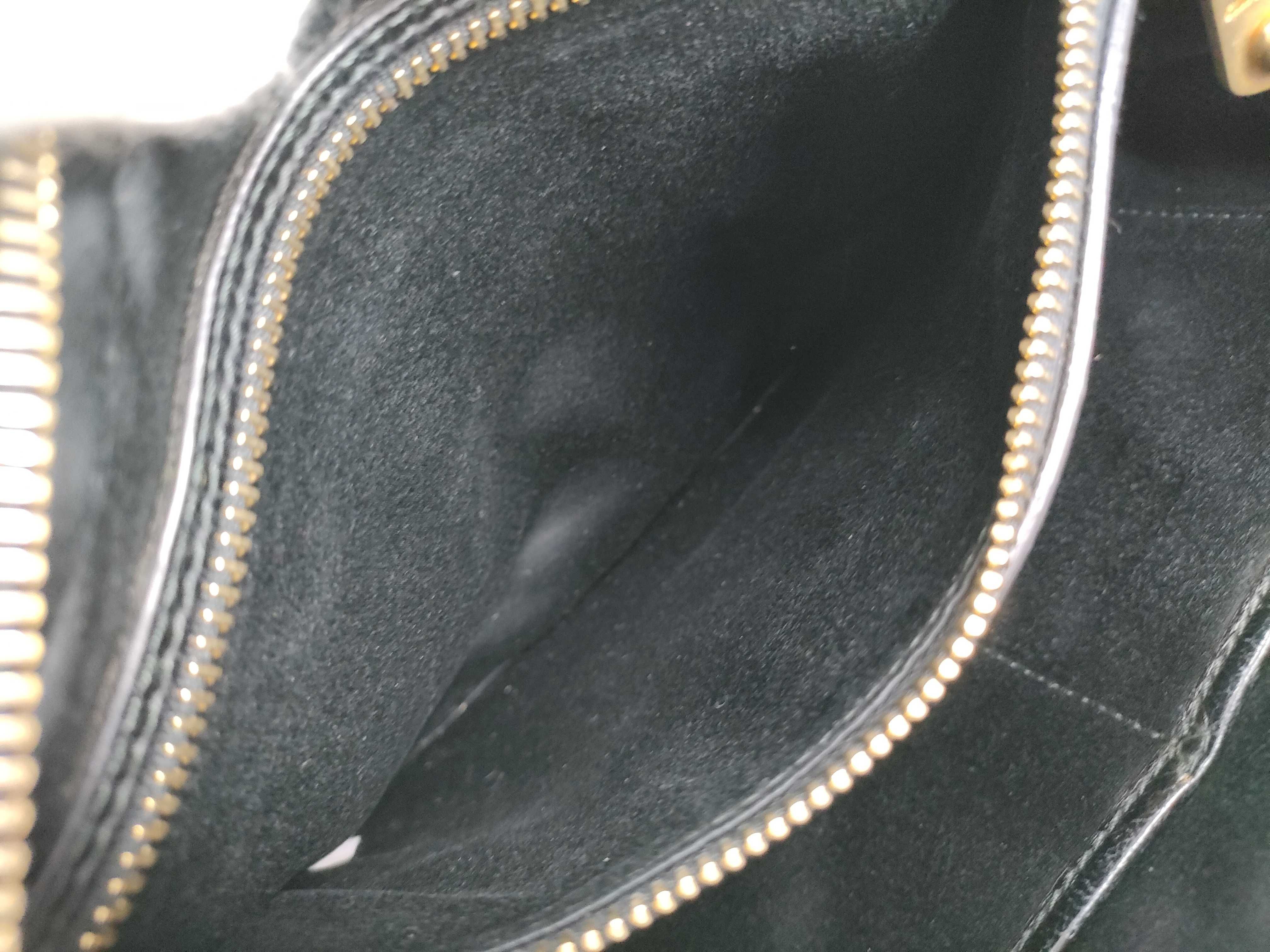 2-way Gathered Handbag/Shoulder Bag, Black Handbag — view 10