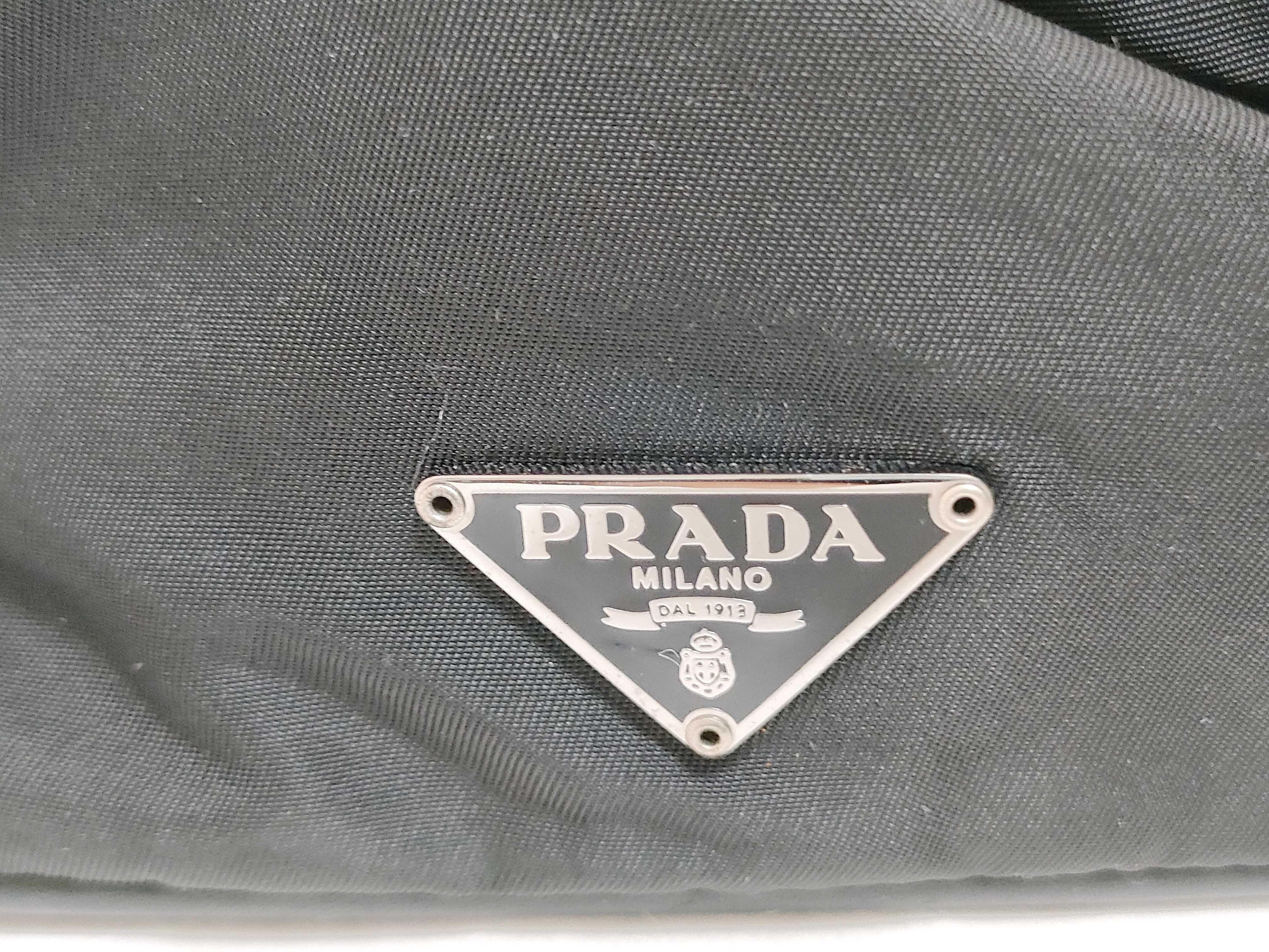 Nylon Prada Clasp Handbag Nylon Black Handbag — view 13