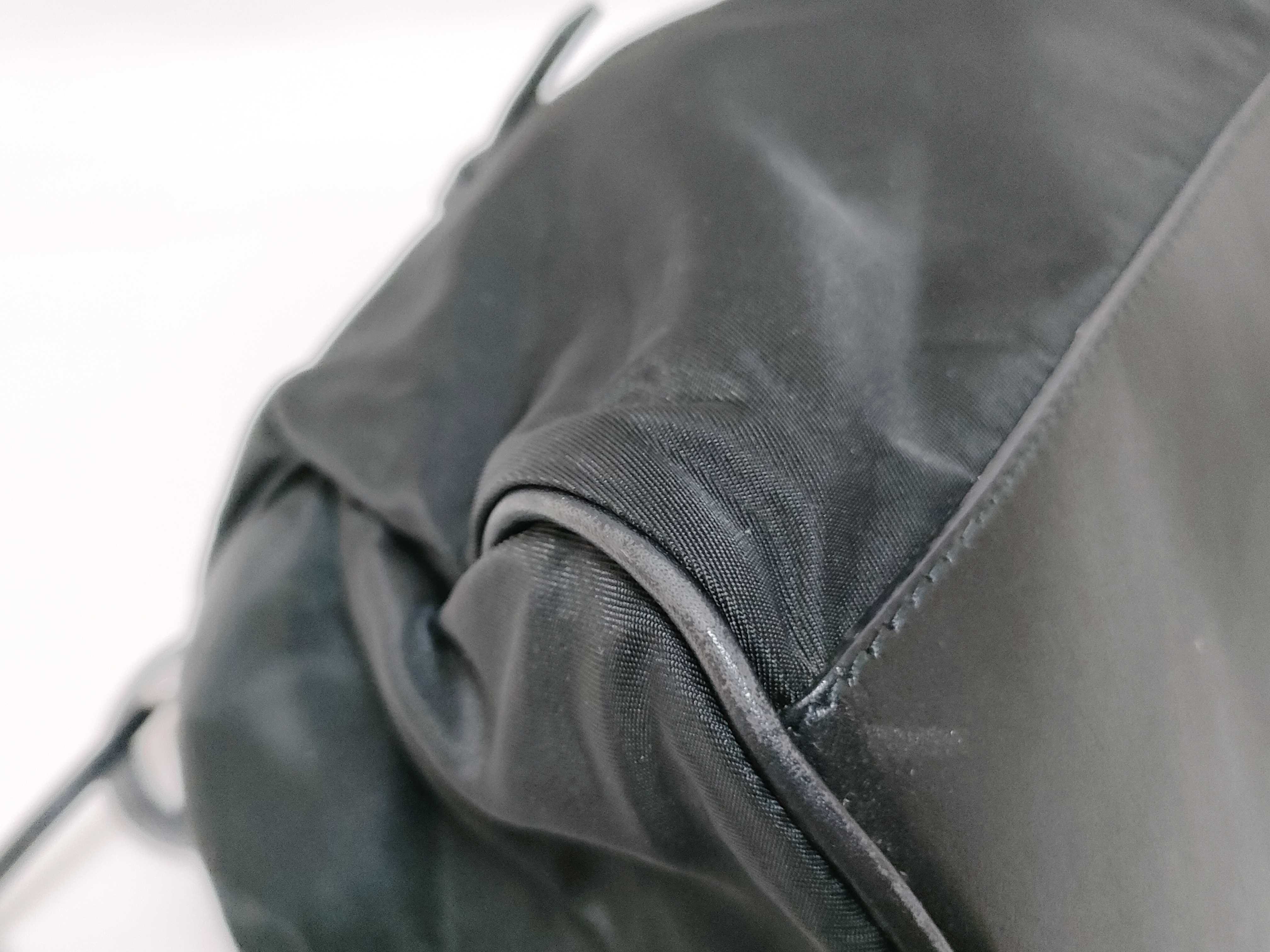 Nylon Prada Clasp Handbag Nylon Black Handbag — view 6
