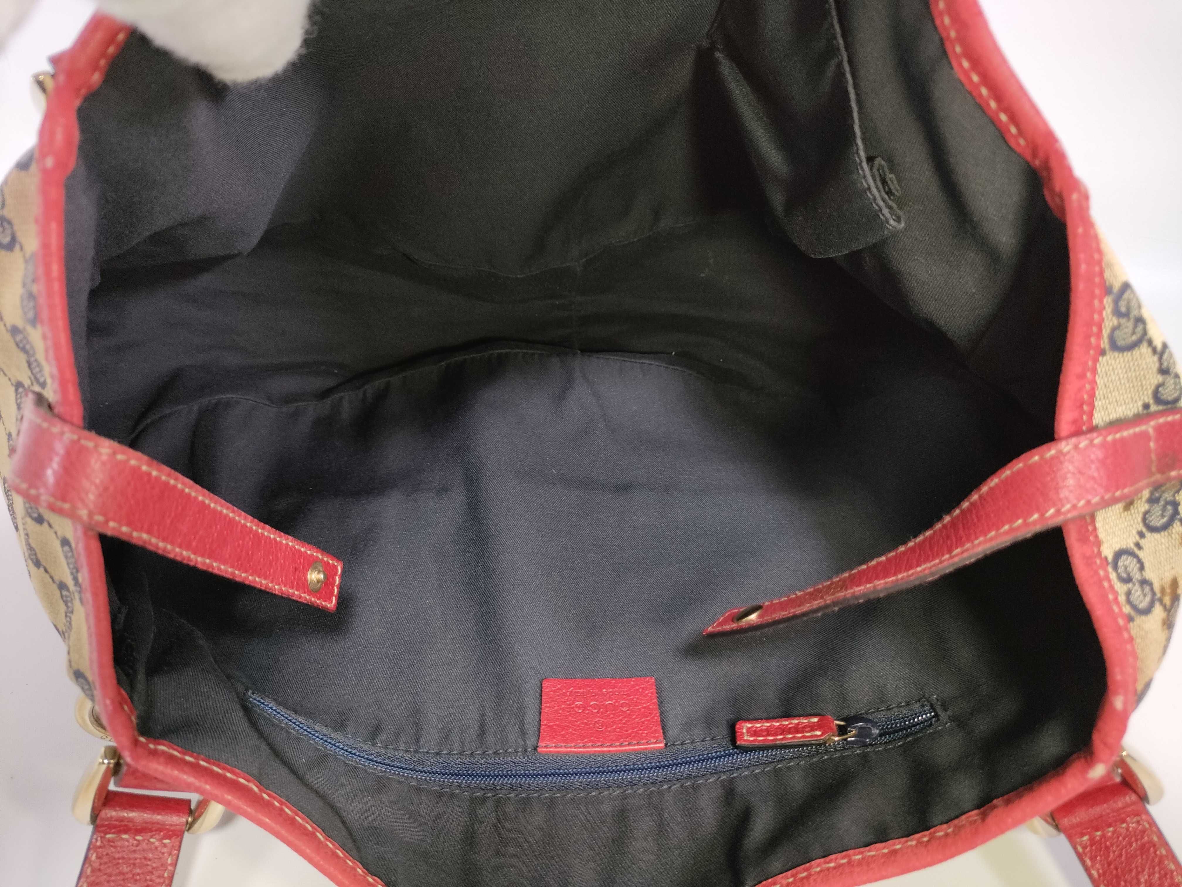 GG Canvas Shoulder Bag 130736 (Stain present) — view 14
