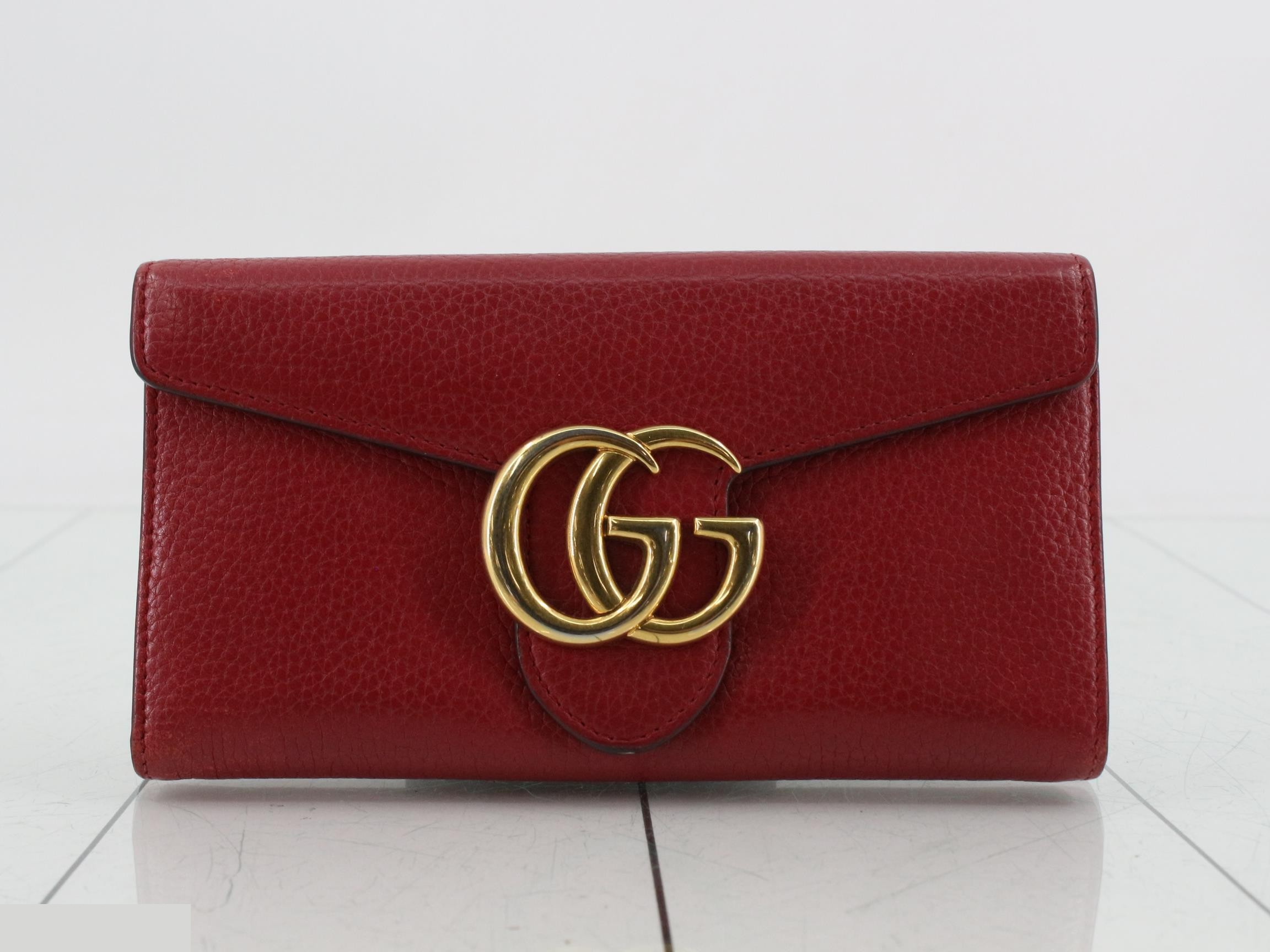 400586 GG Marmont Continental Wallet Leather