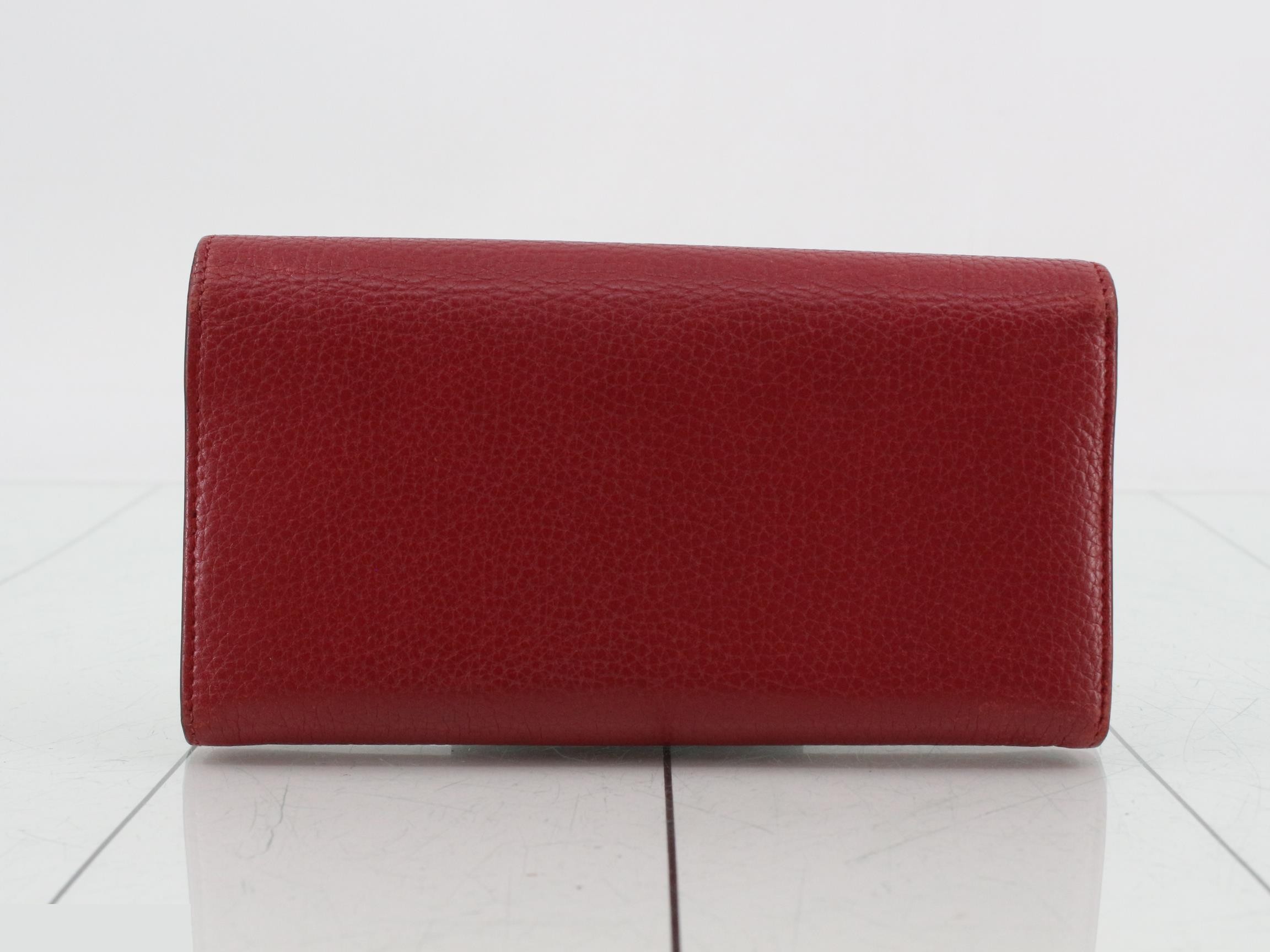 400586 GG Marmont Continental Wallet Leather — view 2