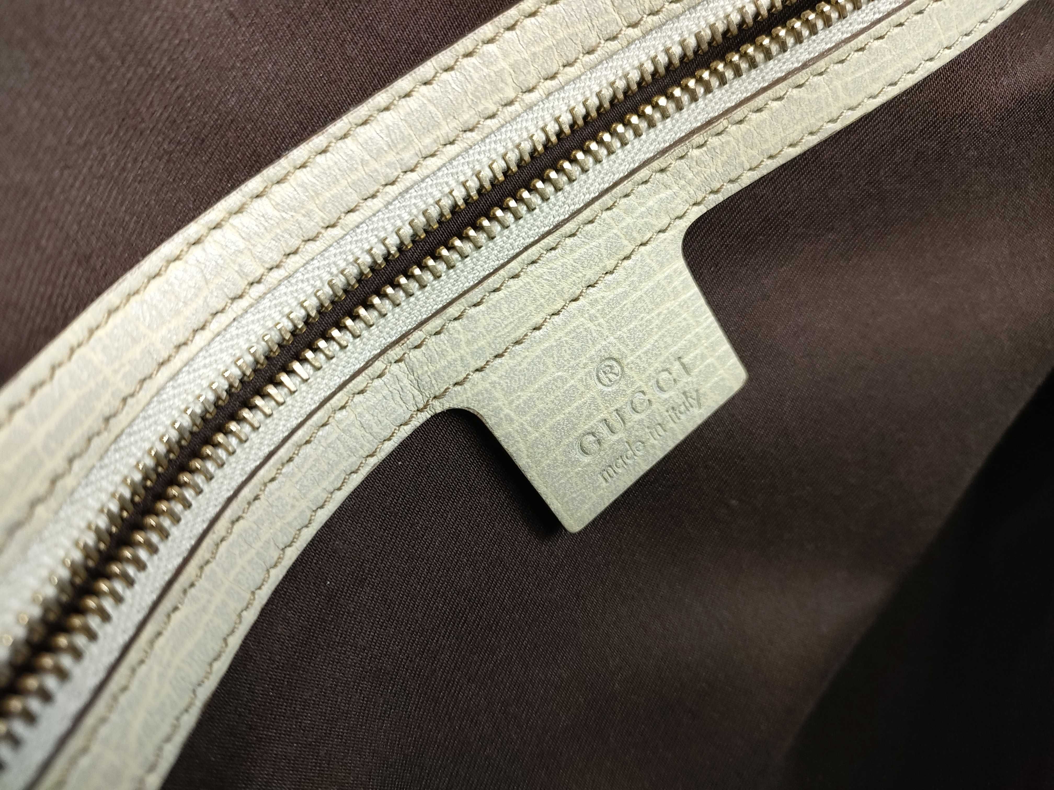 GG Canvas Sherry Tote Handbag with Charm — view 10