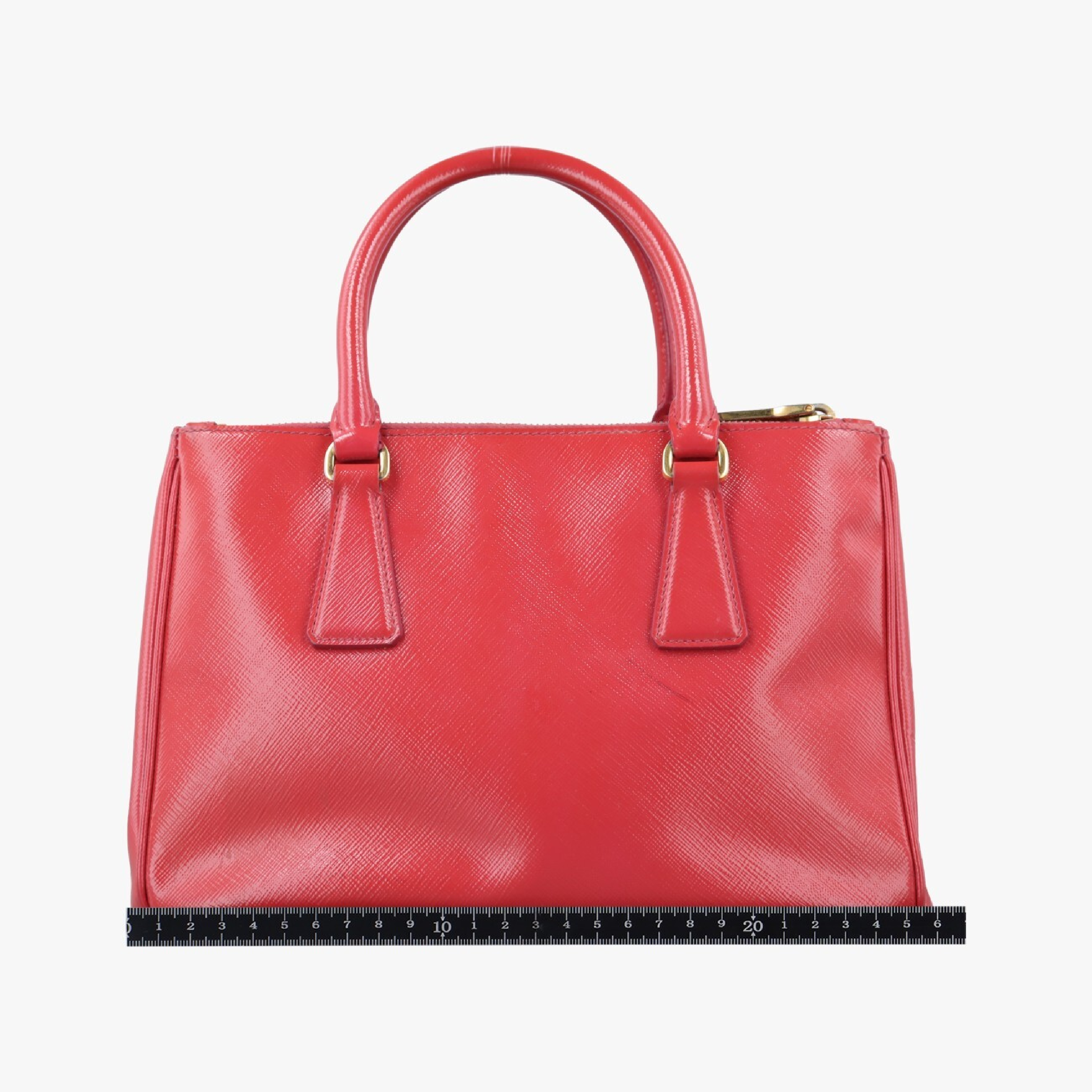 Galleria Red Saffiano Leather Handbag BN1874 117 — view 2