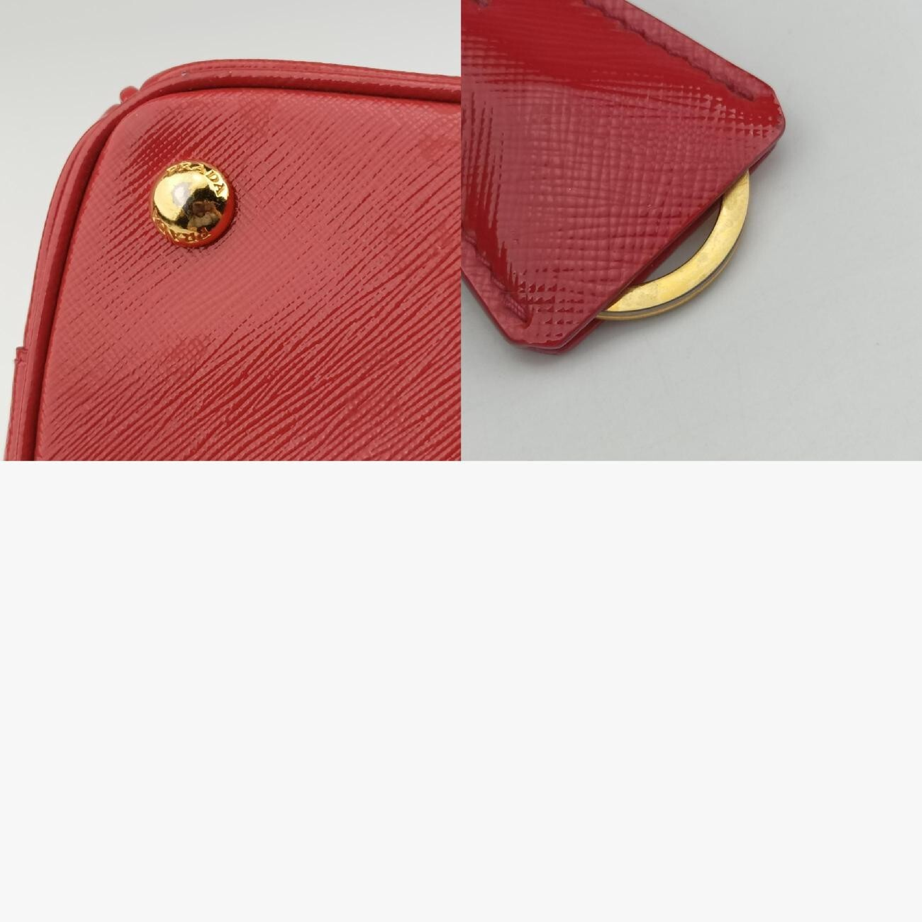 Galleria Red Saffiano Leather Handbag BN1874 117 — view 11