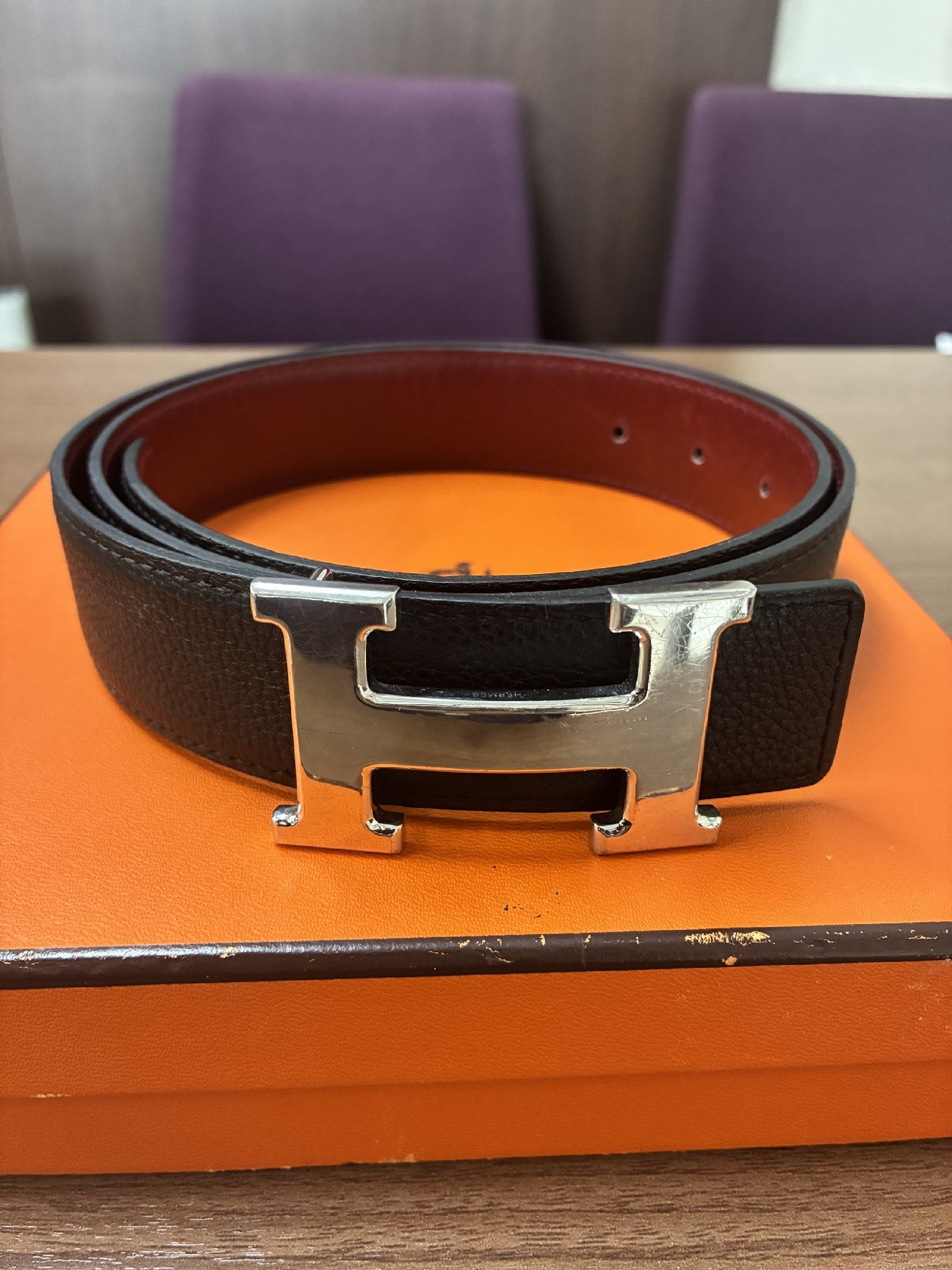 leather belt — view 2