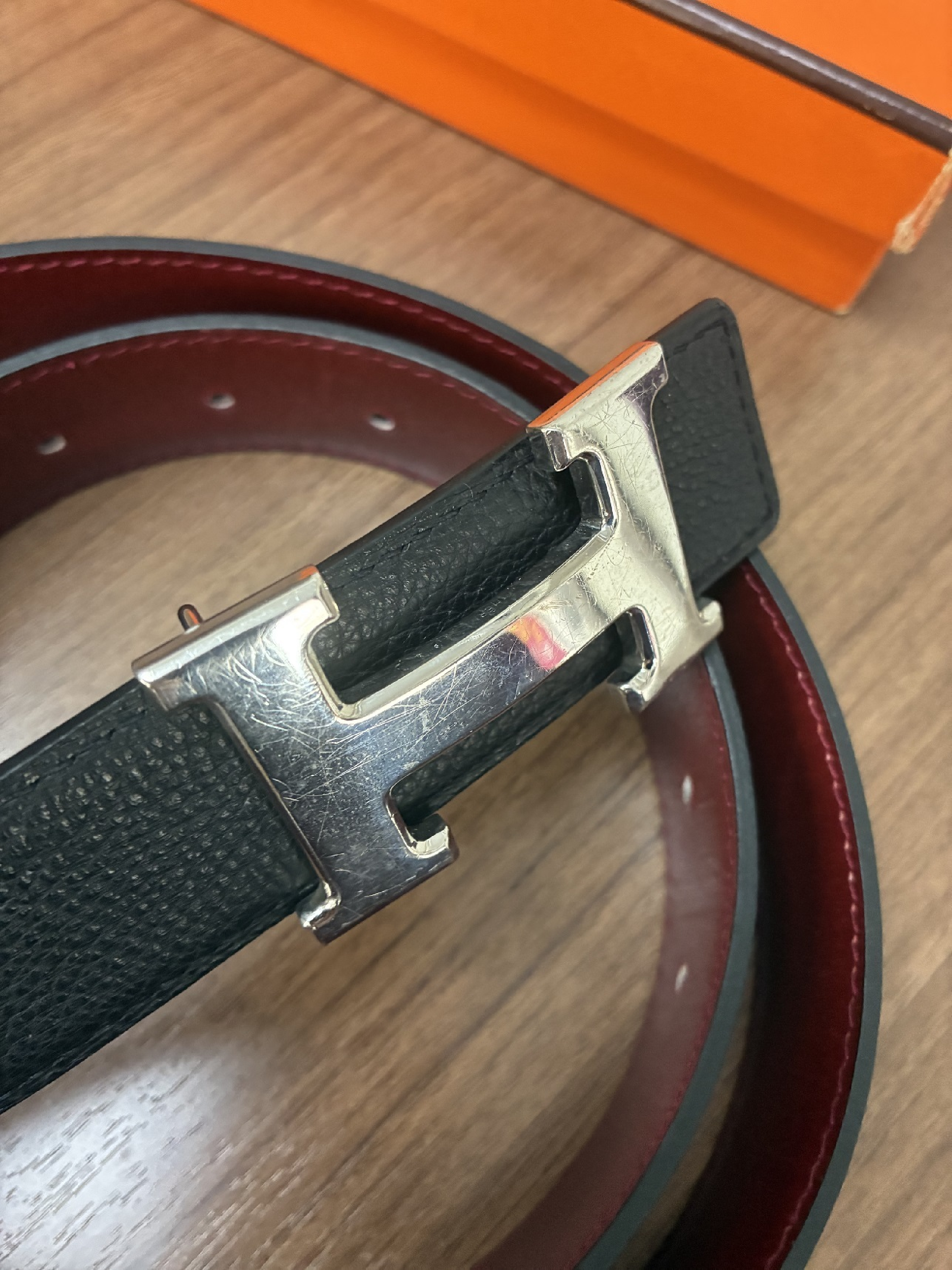 leather belt — view 4