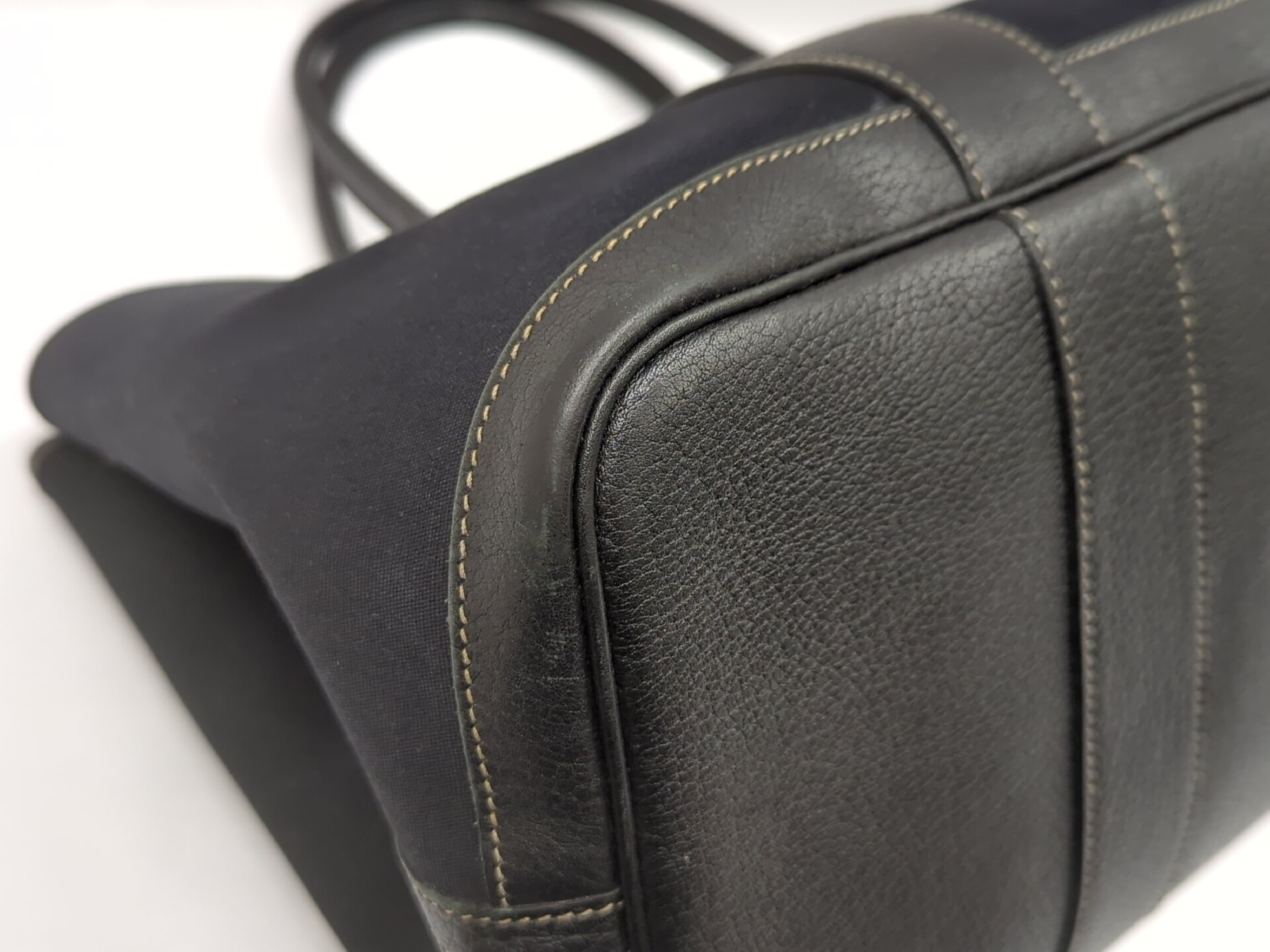 Garden Party PM Toile H Black H Stamp Tote Bag — view 3