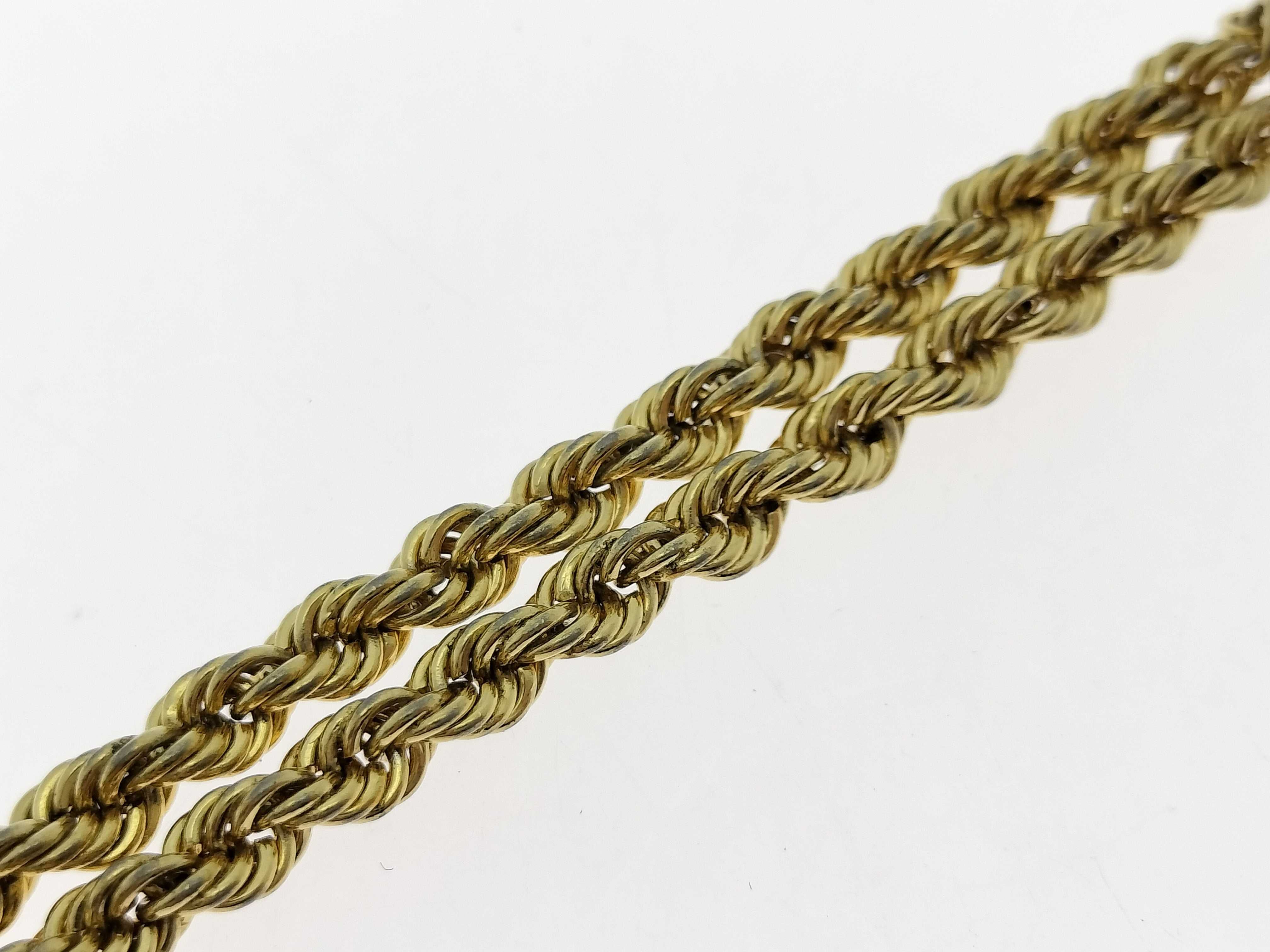 Rope Screw Bracelet Gold Bracelet/Bangle — view 4