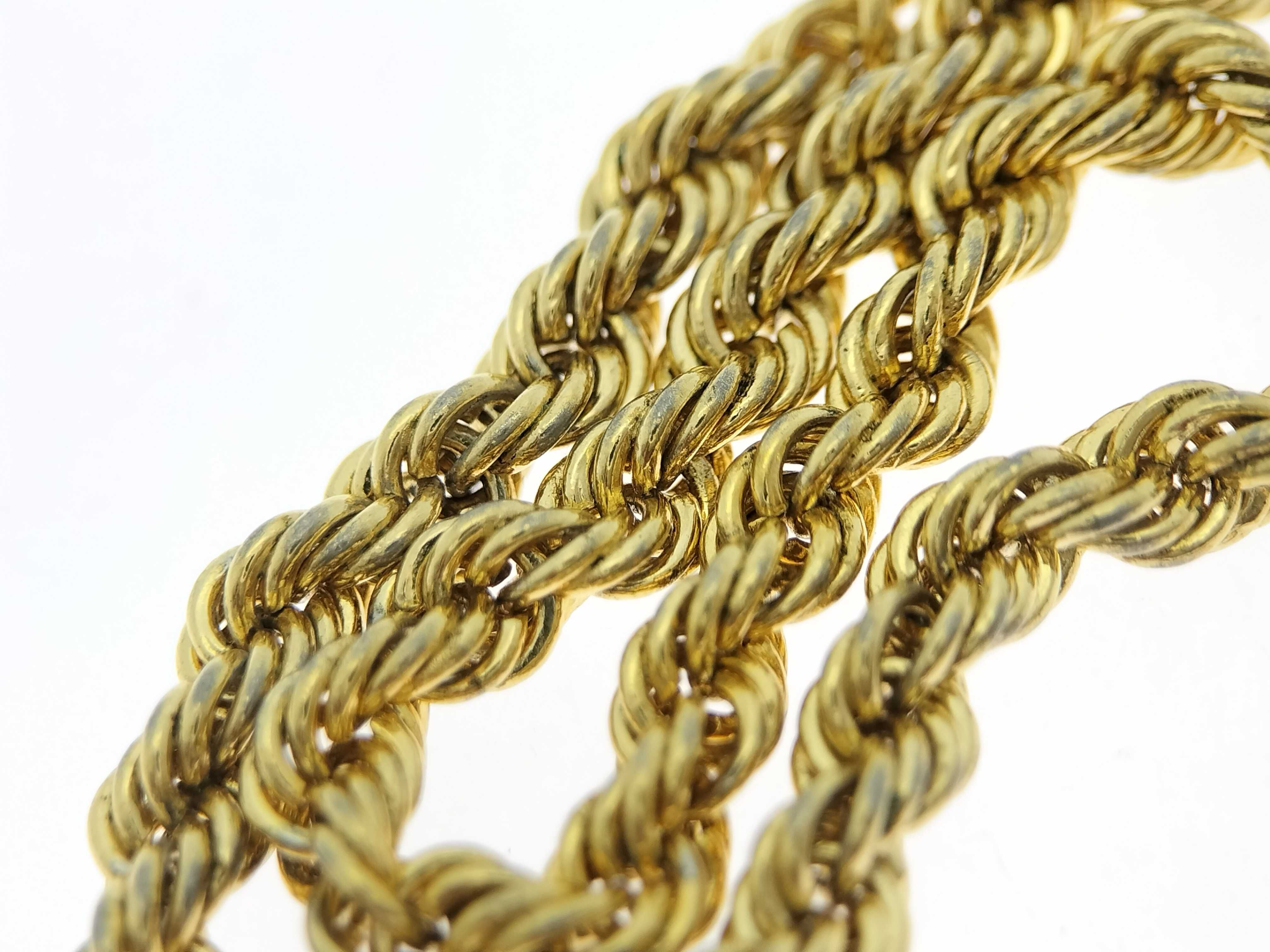Rope Screw Bracelet Gold Bracelet/Bangle — view 10