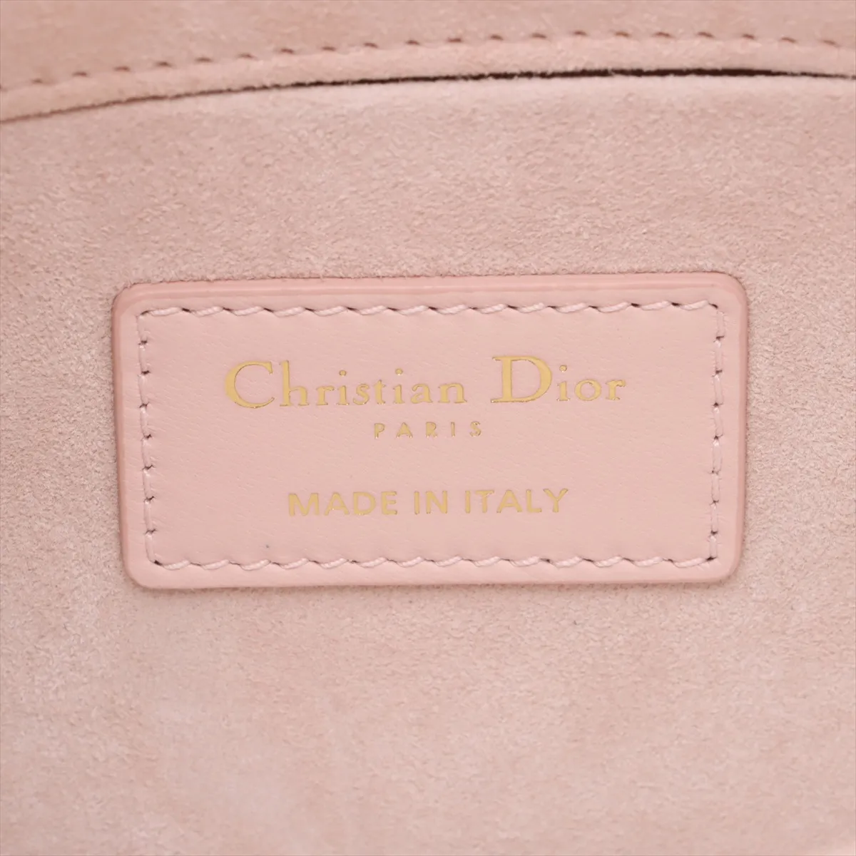 Cannage Lady D-Joy Leather 2-Way Handbag Pink Lucky Star — view 10