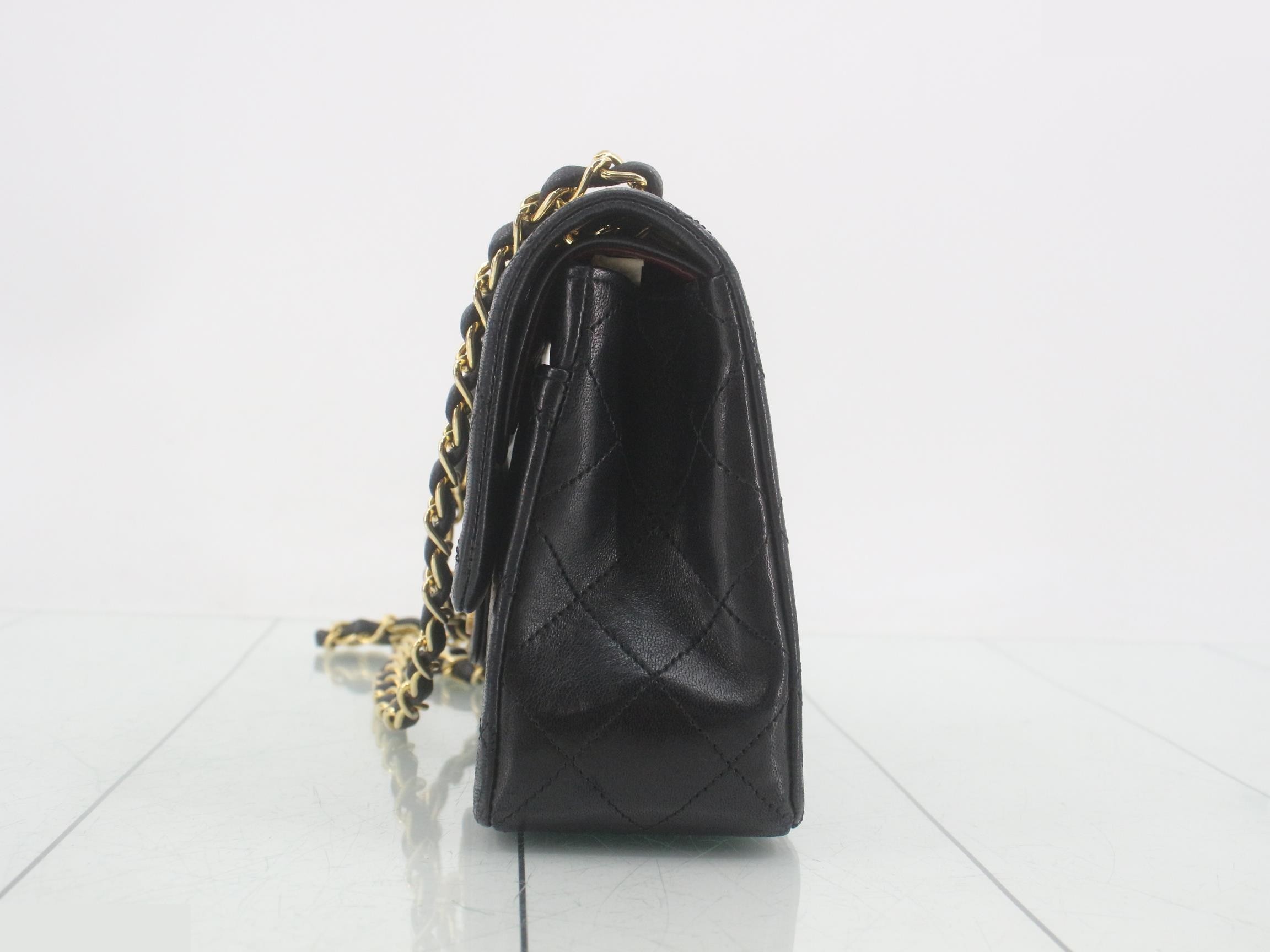 Matelassé 23 Double Flap Lambskin Chain Shoulder Bag (Serial Number 0) — view 3