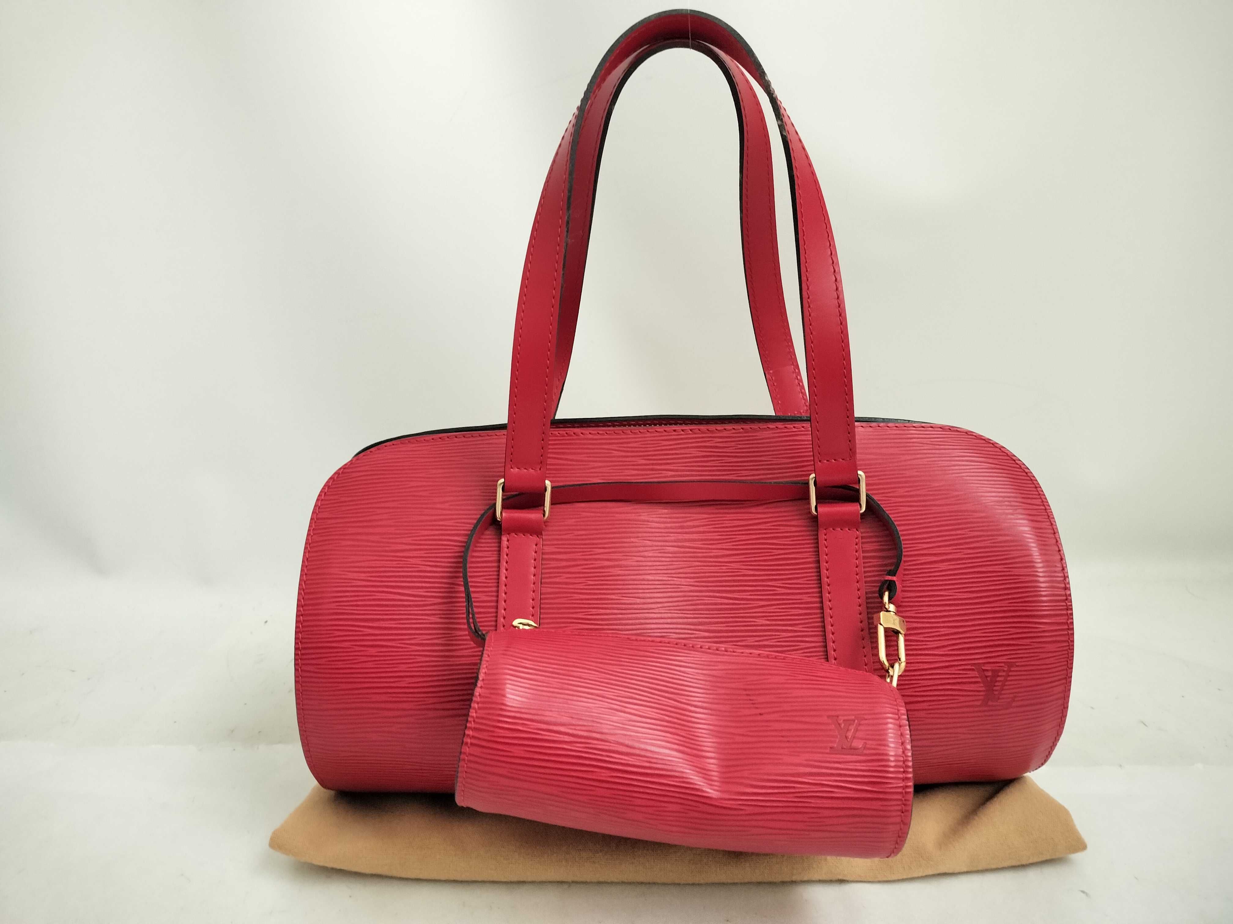 Epi Soufflot M52227 AR1907 Red Handbag