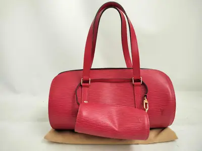 Epi Soufflot M52227 AR1907 Red Handbag