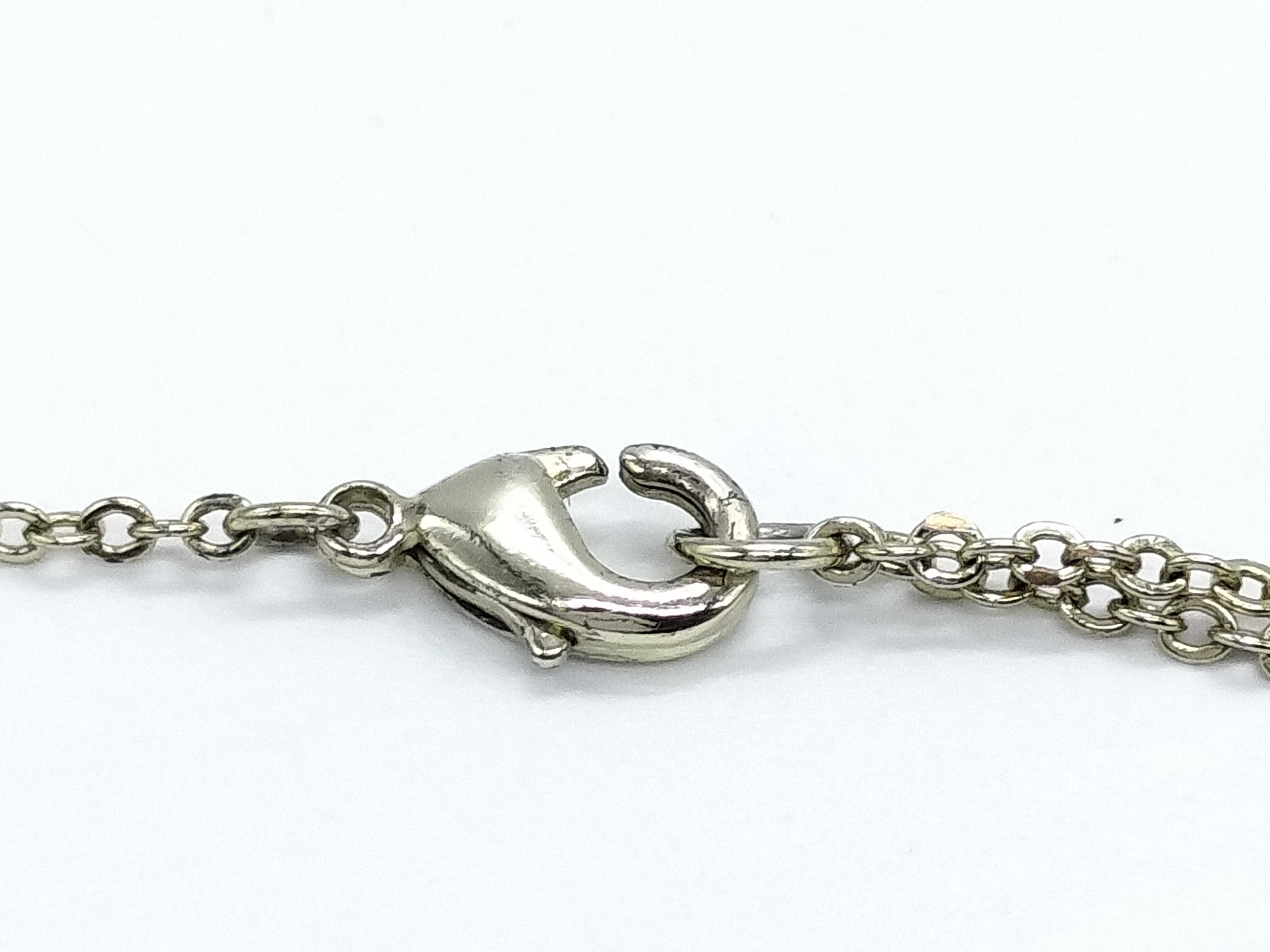 CD Logo Rhinestone Necklace — view 5