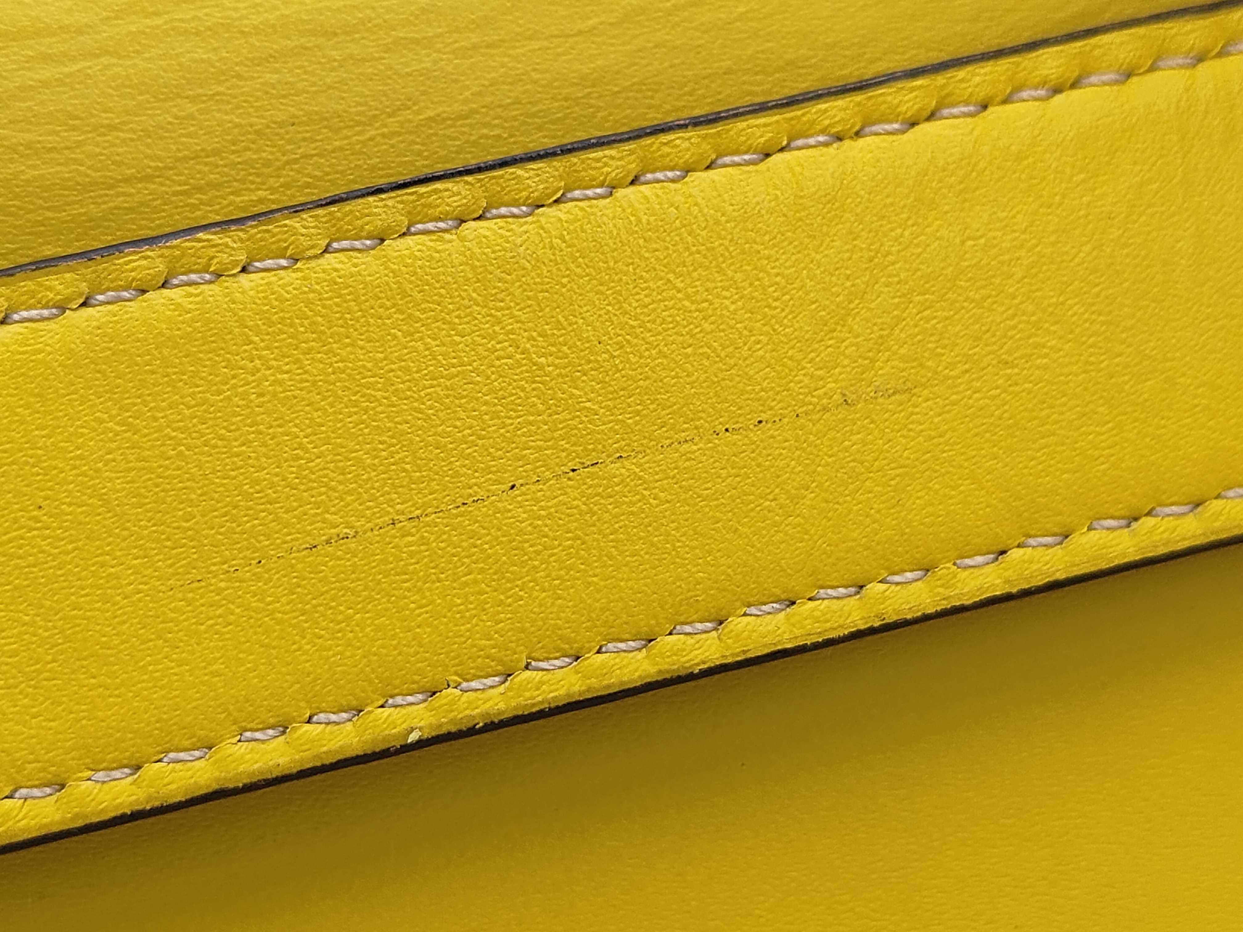 Gate Mini Leather Yellow Belt Bag — view 13