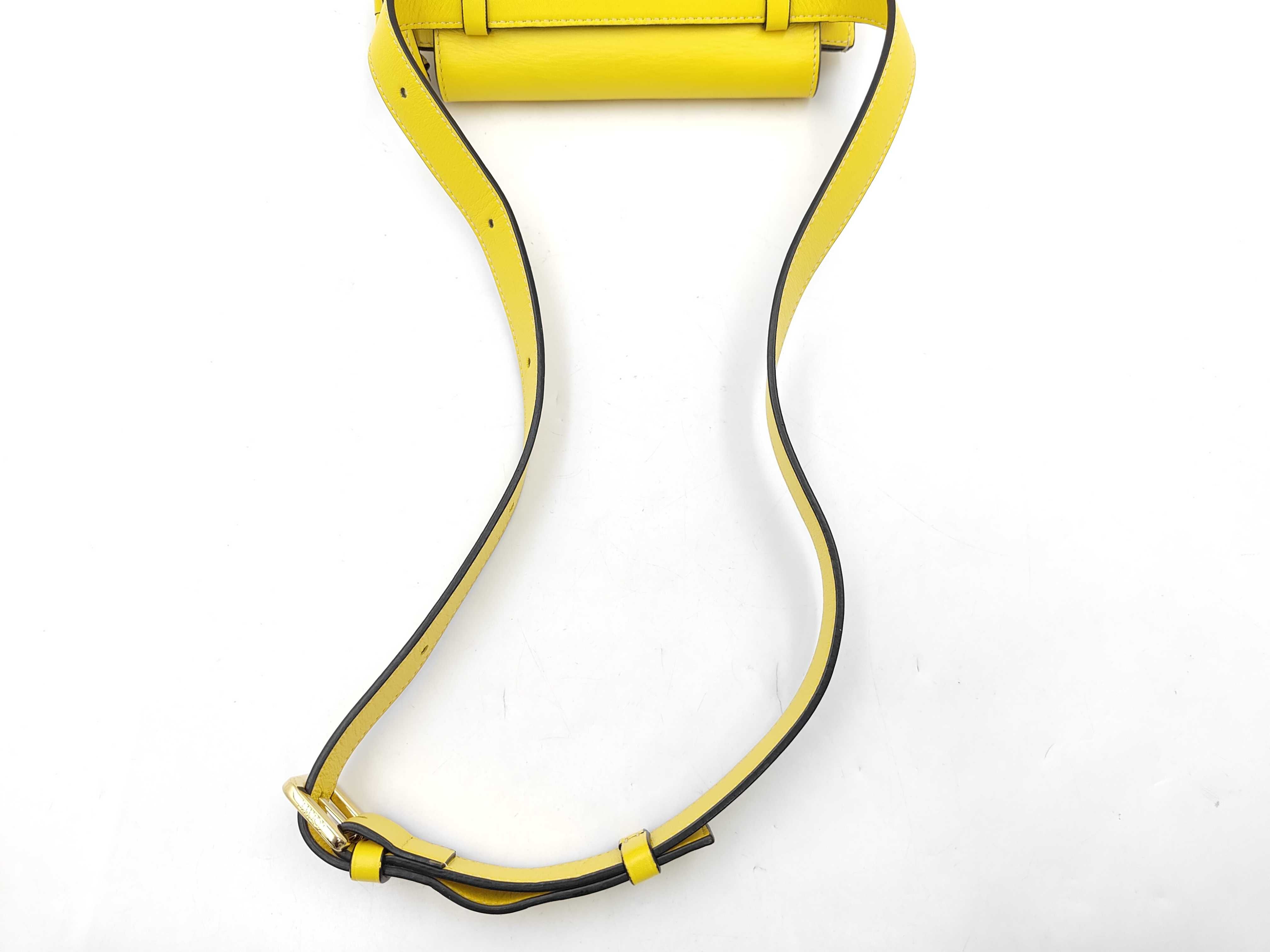 Gate Mini Leather Yellow Belt Bag — view 3