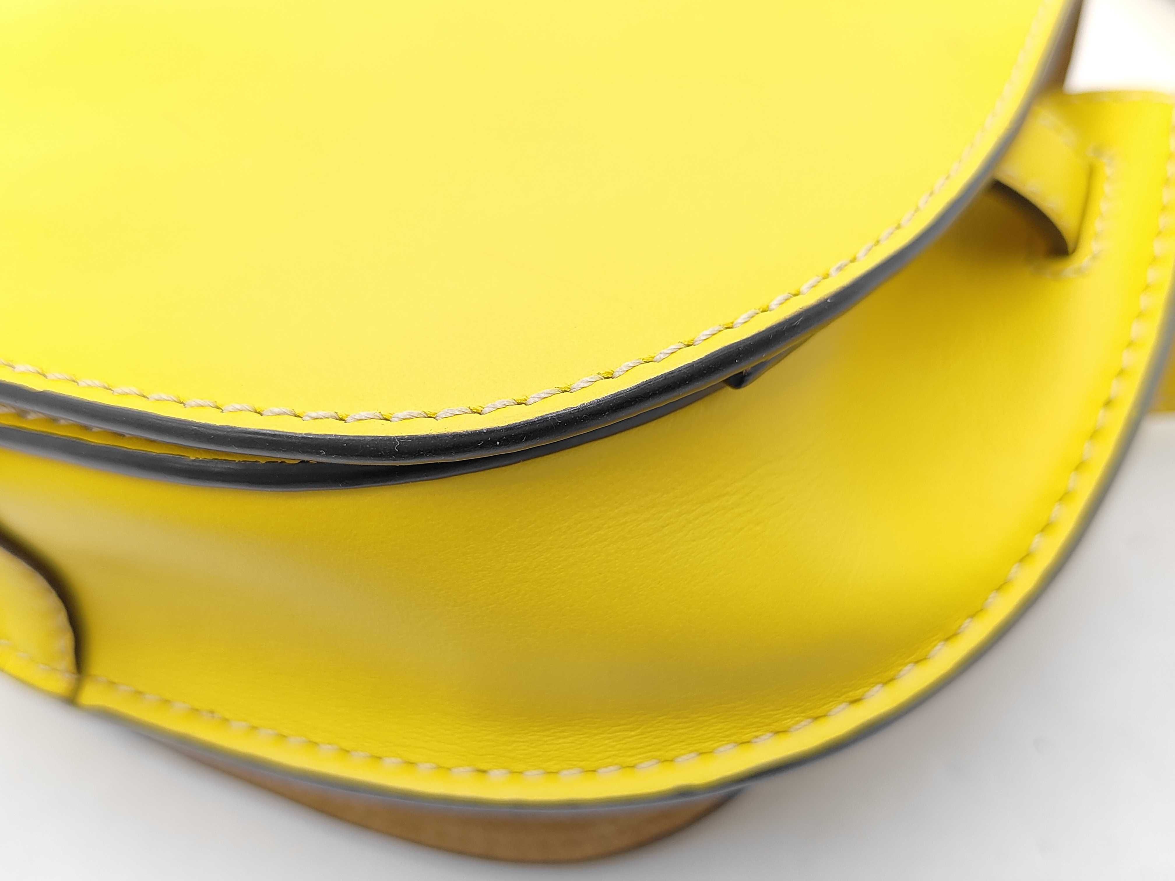 Gate Mini Leather Yellow Belt Bag — view 6