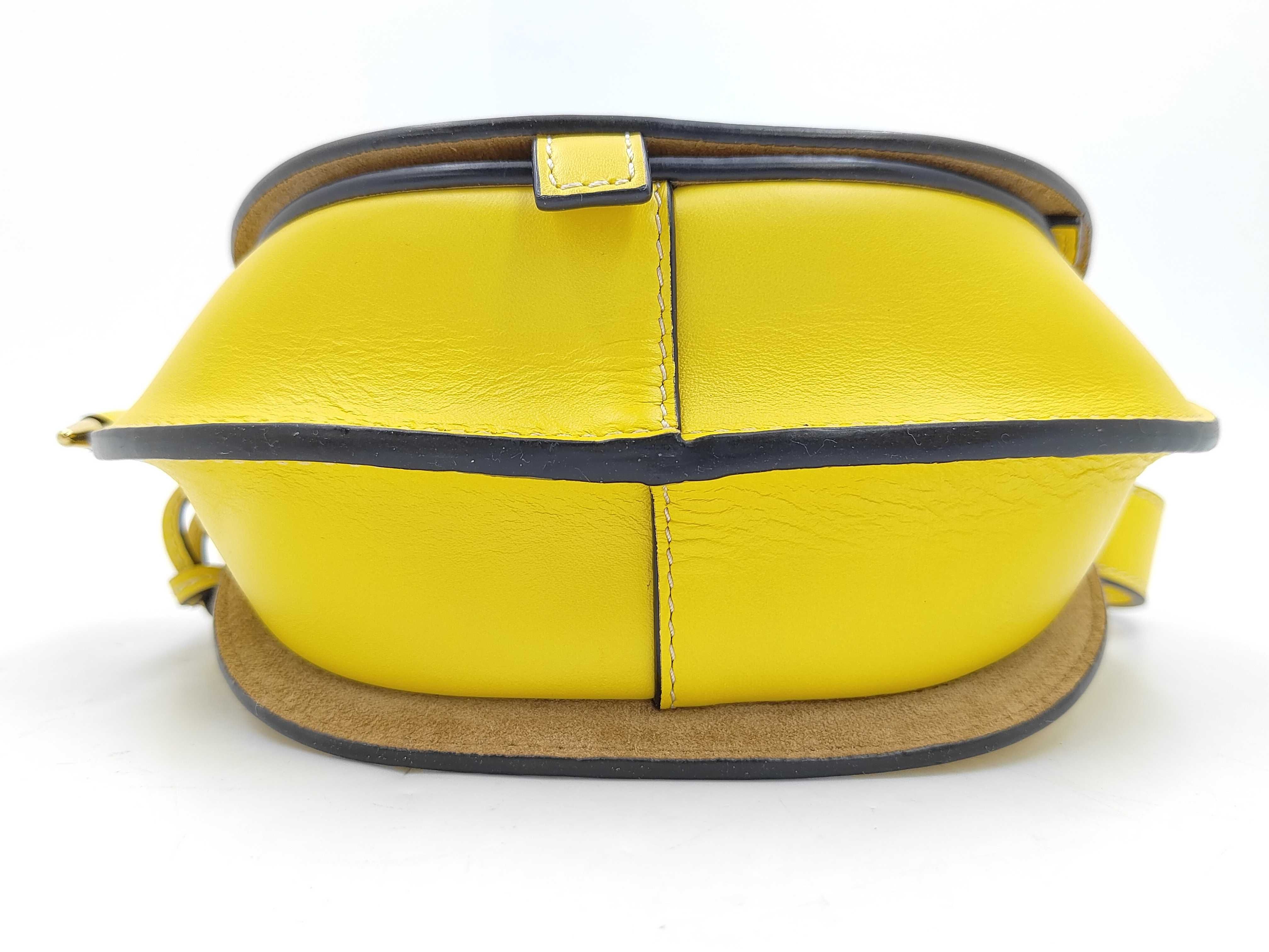 Gate Mini Leather Yellow Belt Bag — view 7