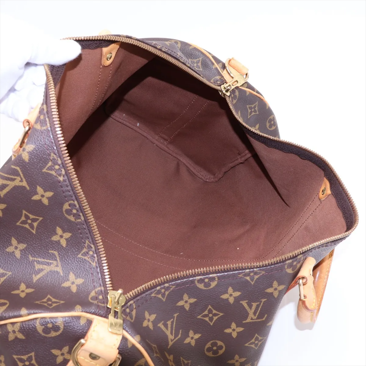 Monogram Keepall Bandoulière 50 M41416 TH0928 Brown — view 7