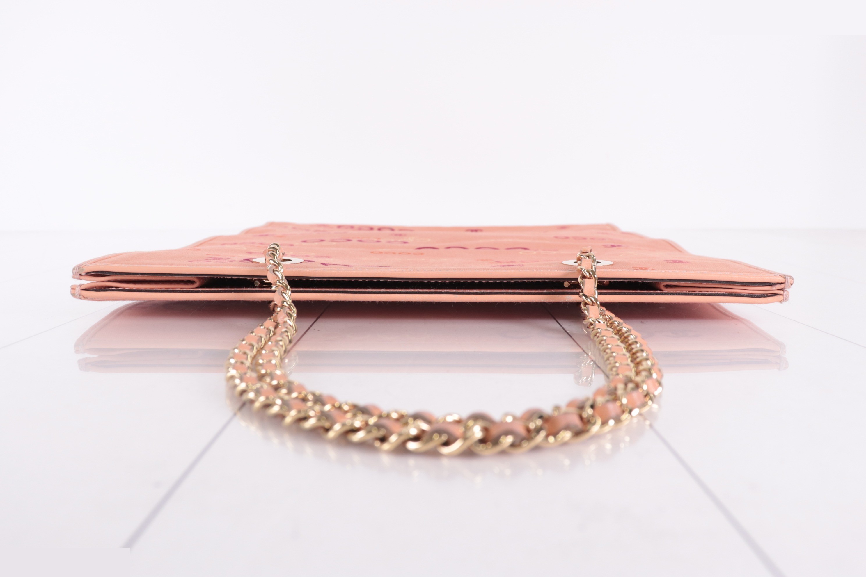 COCO Canvas Chain Tote, Pink, Unit #8 — view 6