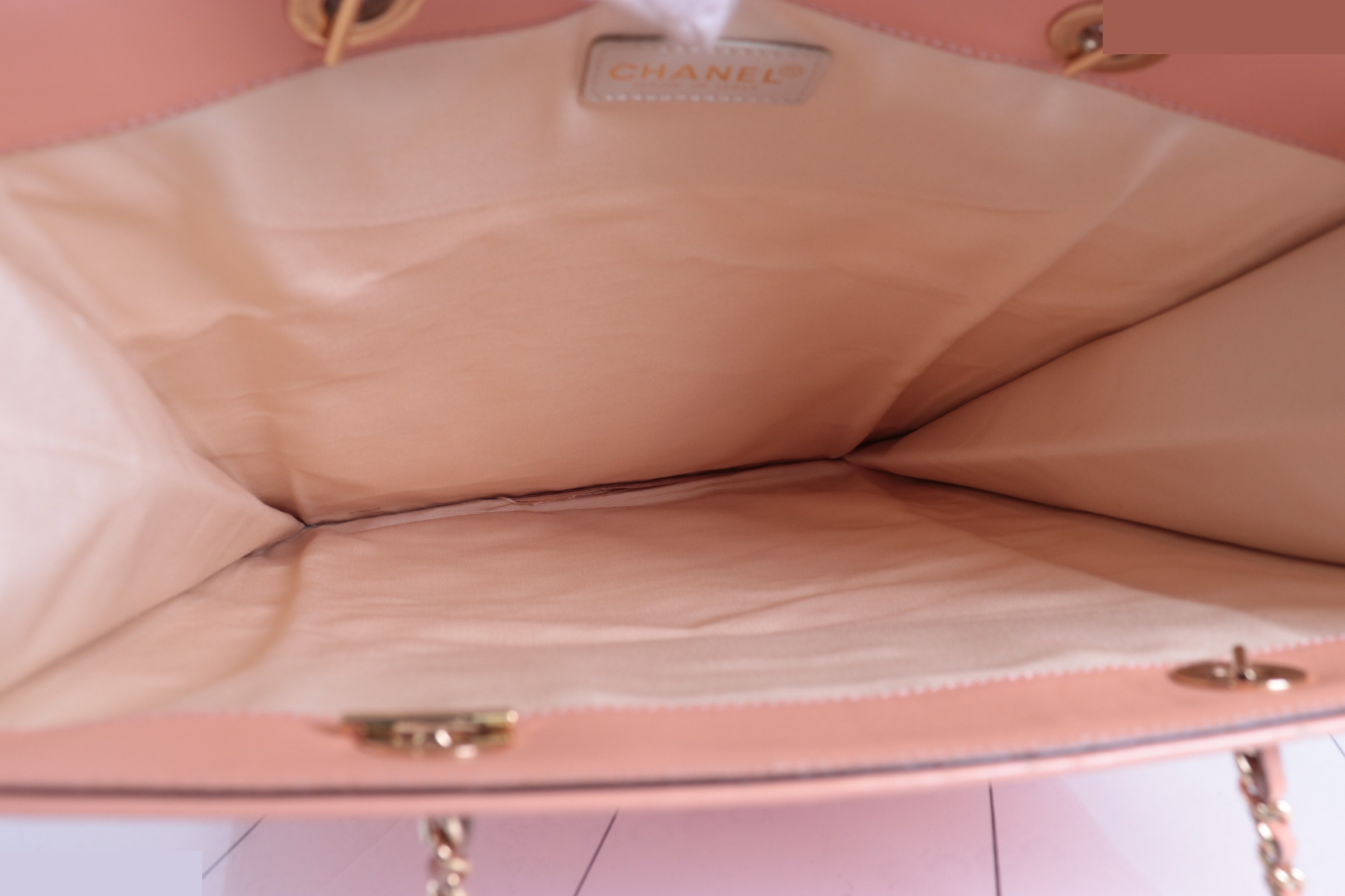 COCO Canvas Chain Tote, Pink, Unit #8 — view 8
