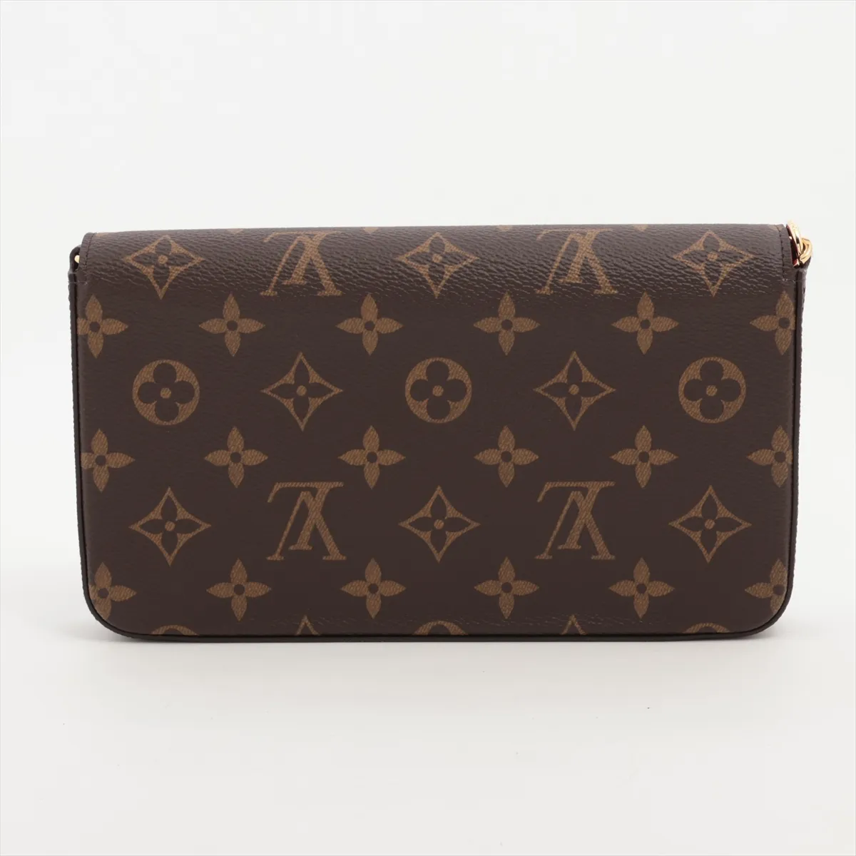 Monogram Pochette Felicie M61276 Fuchsia Pouch (RFID detected) — view 2