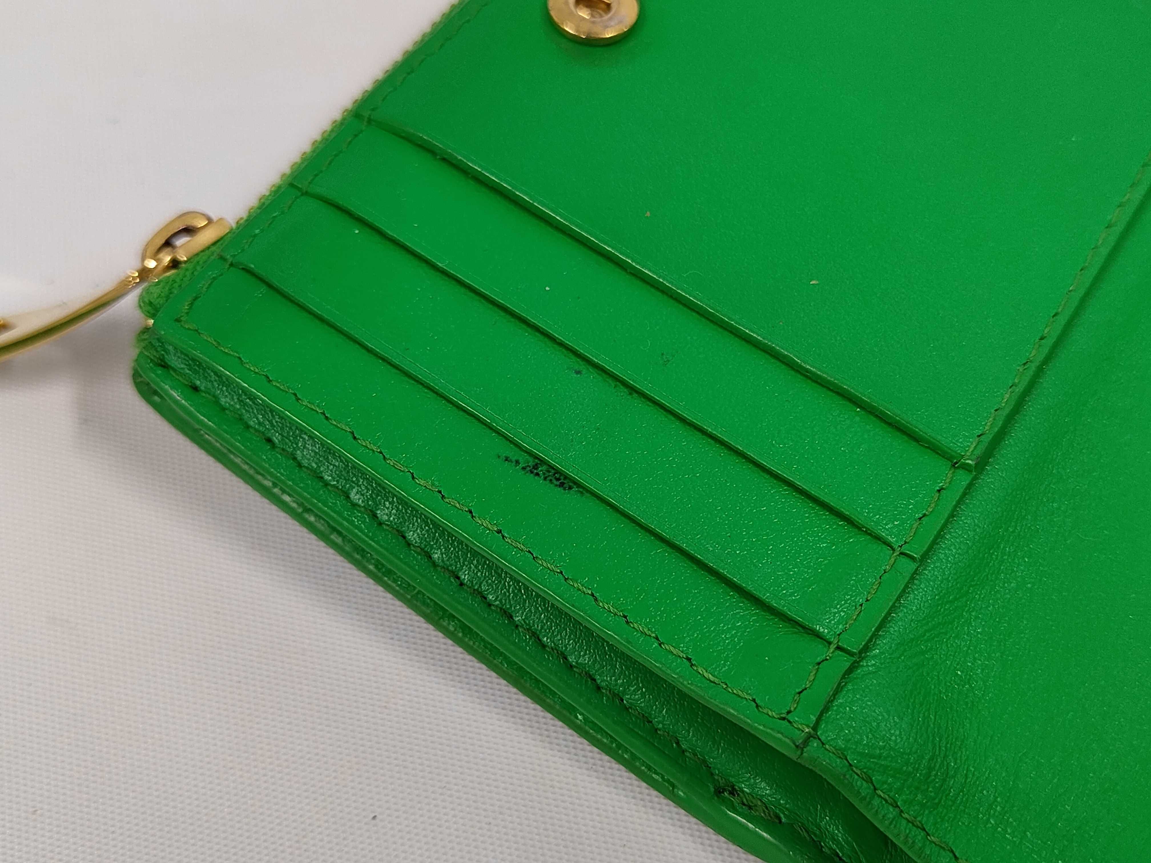 Maxi Intrecciato Leather Bi-fold Wallet — view 9